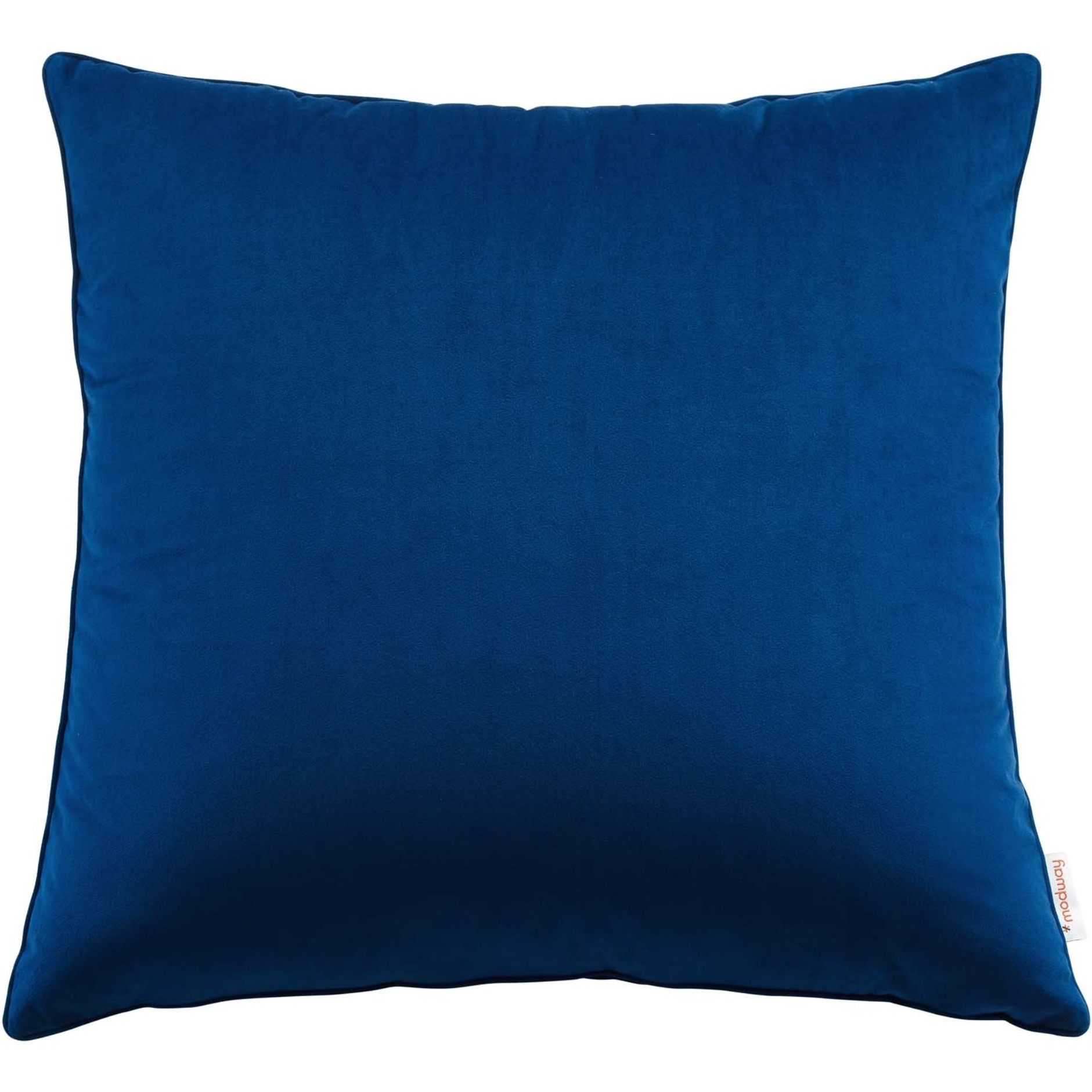 Enhance 24" Performance Velvet Throw Pillow Navy