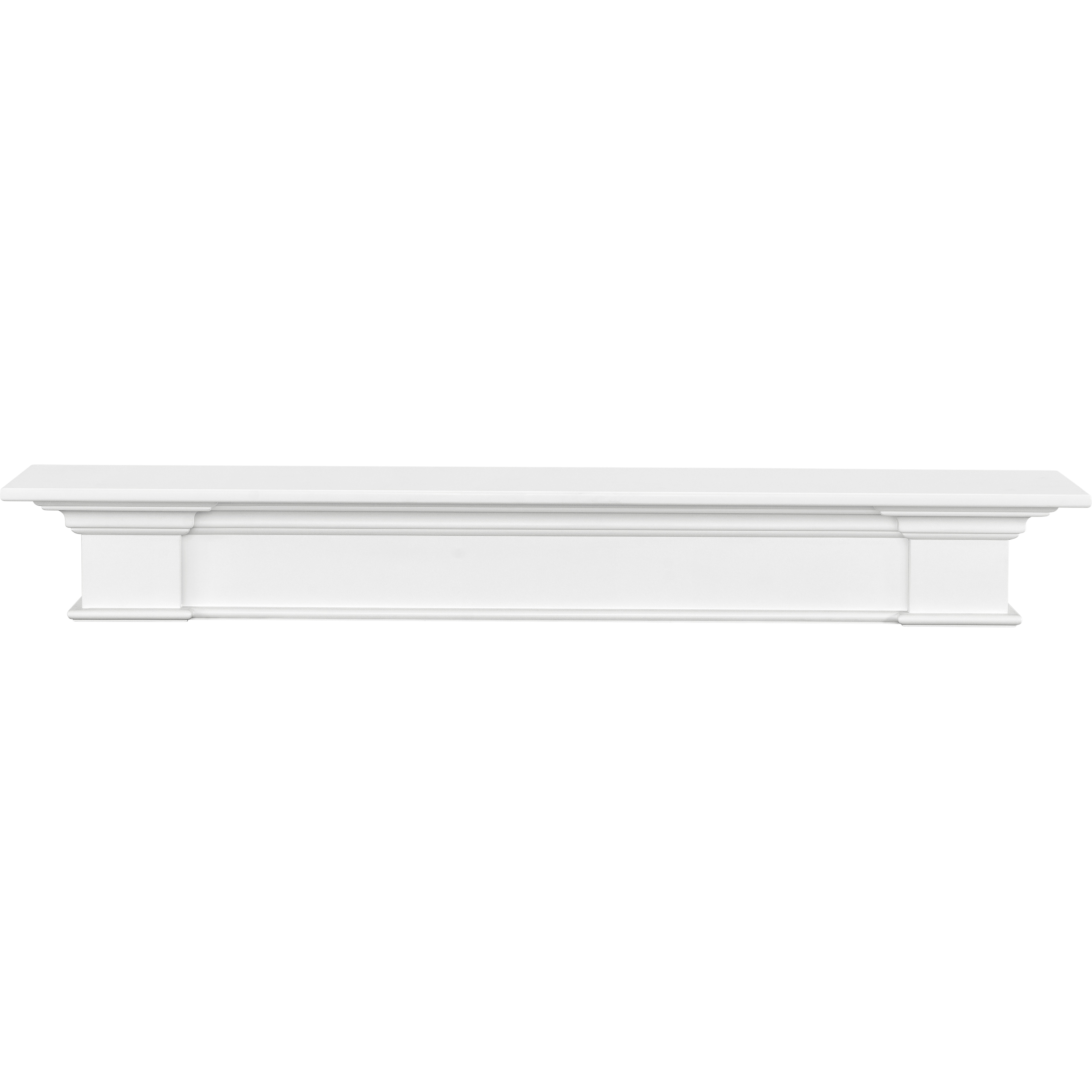 The Shepherd 48" Mantel Shelf MDF White Paint