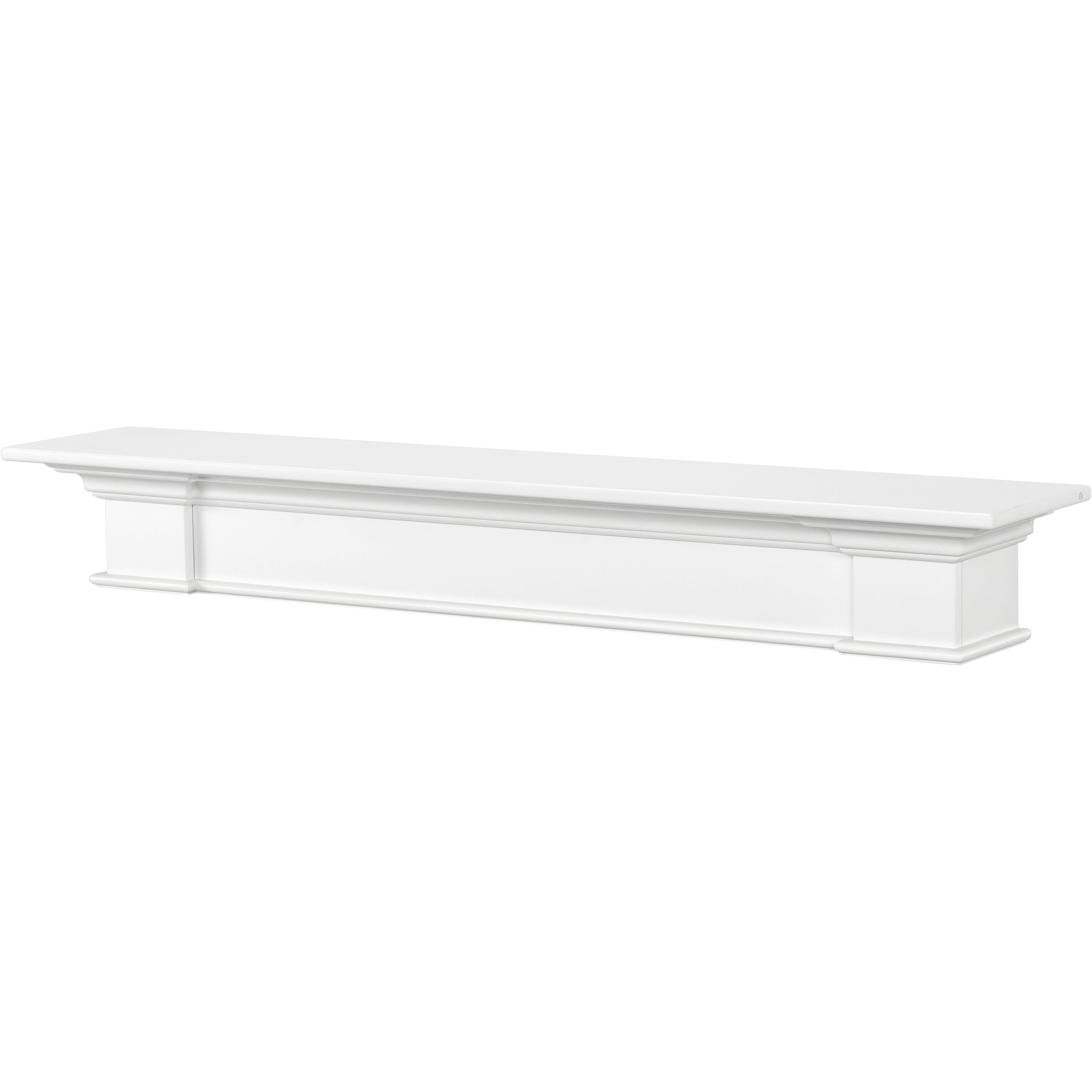 The Shepherd 48" Mantel Shelf MDF White Paint