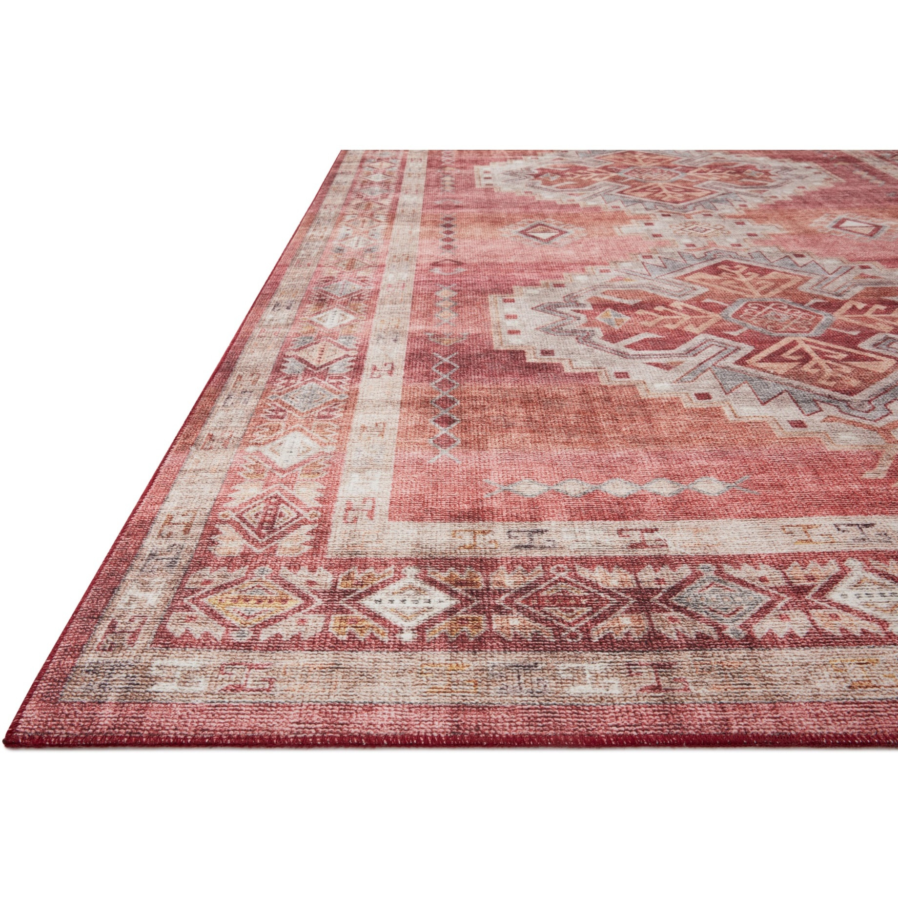 Loloi II HEIDI SUNSET / NATURAL 3'-6" x 5'-6"