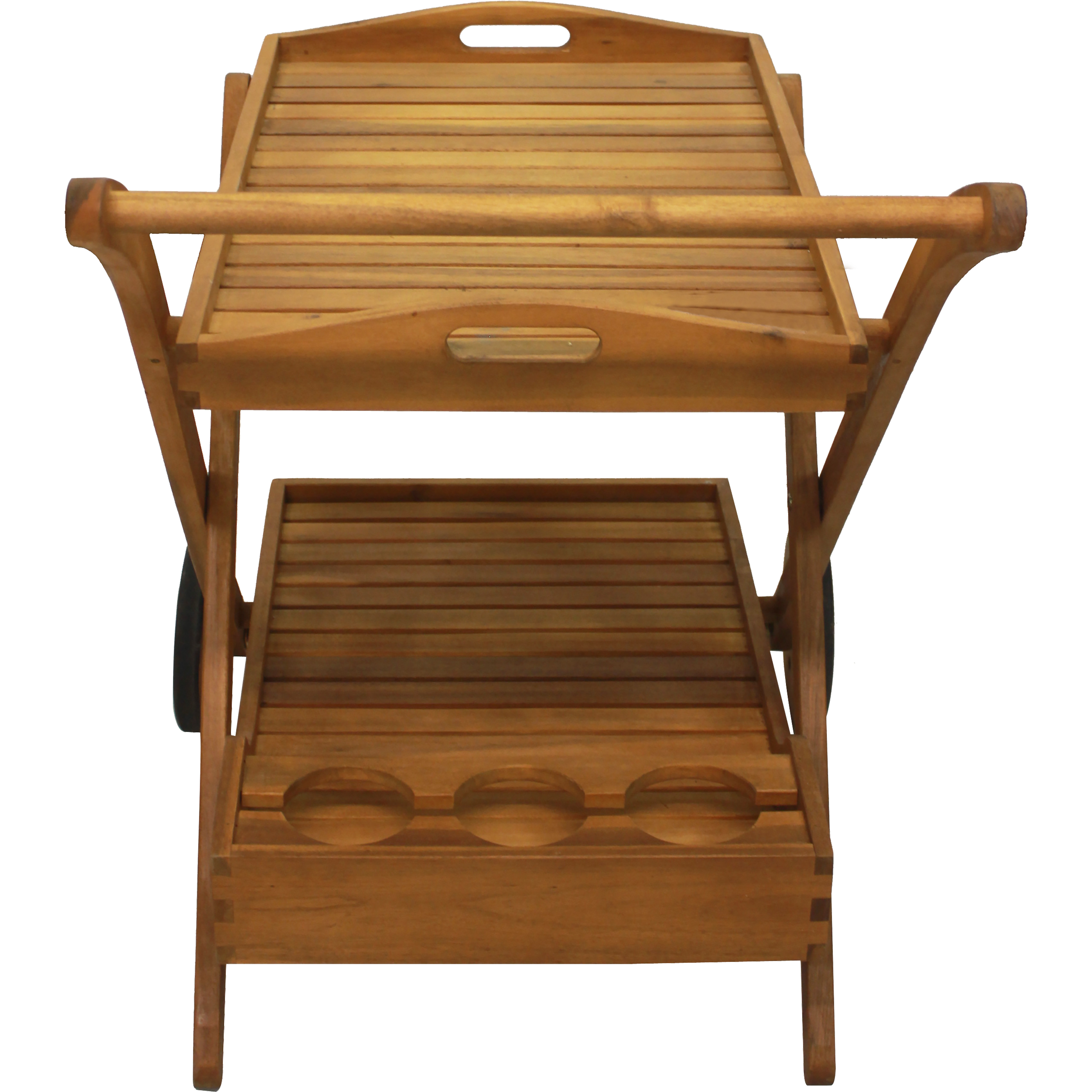 Beverage Cart - Wood