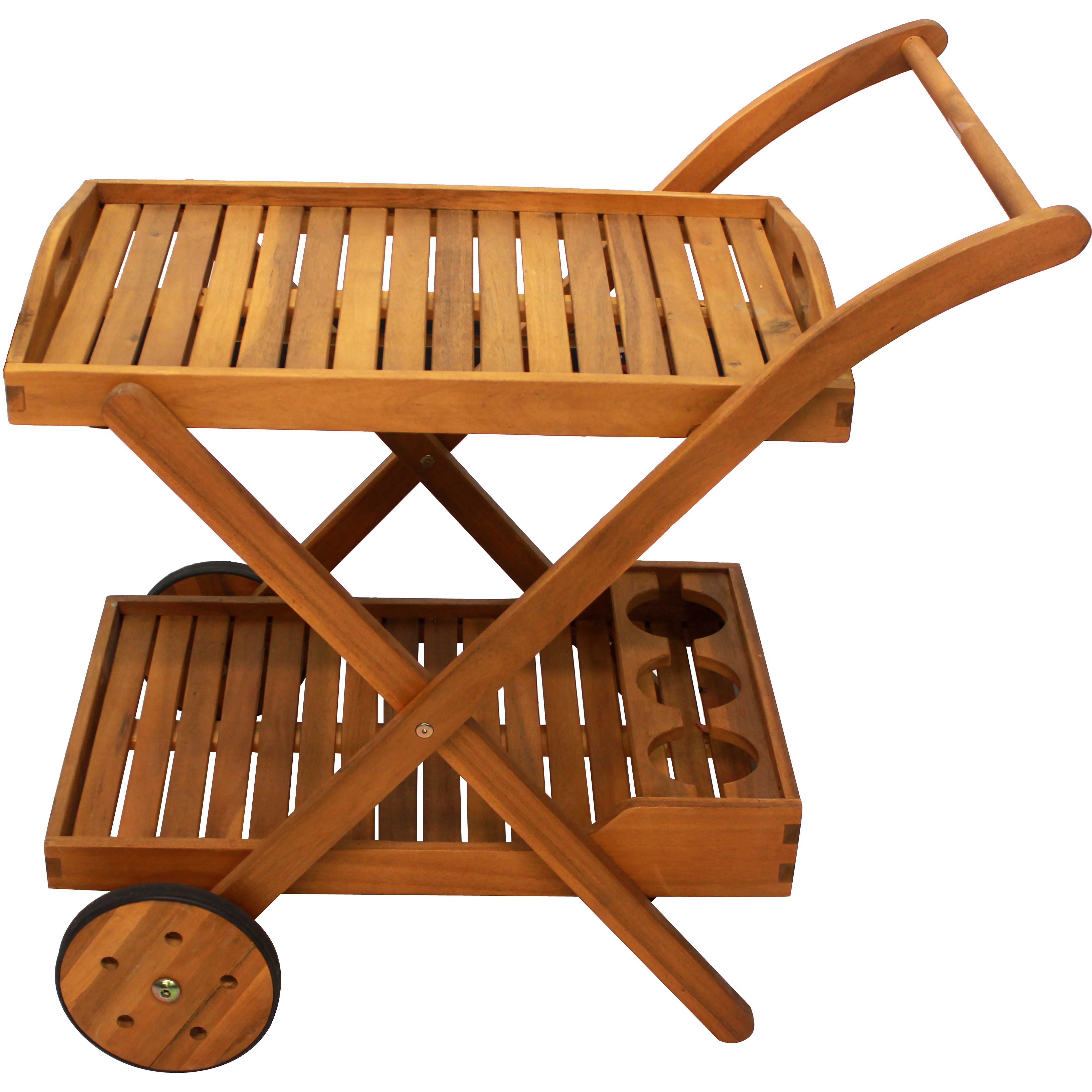 Beverage Cart - Wood