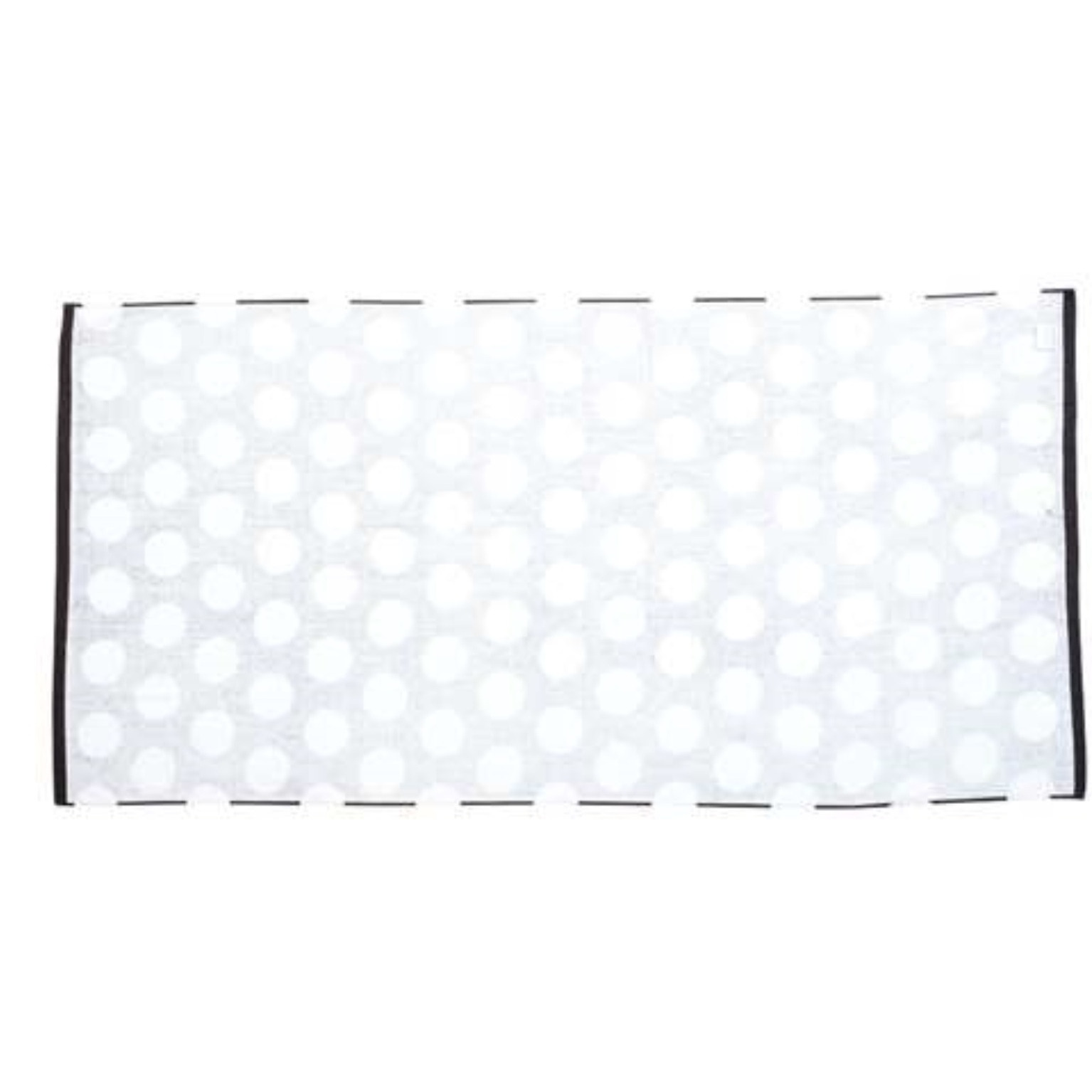 Carmel Towel Company Polka Dot Velour Beach Towel - Black, One Size