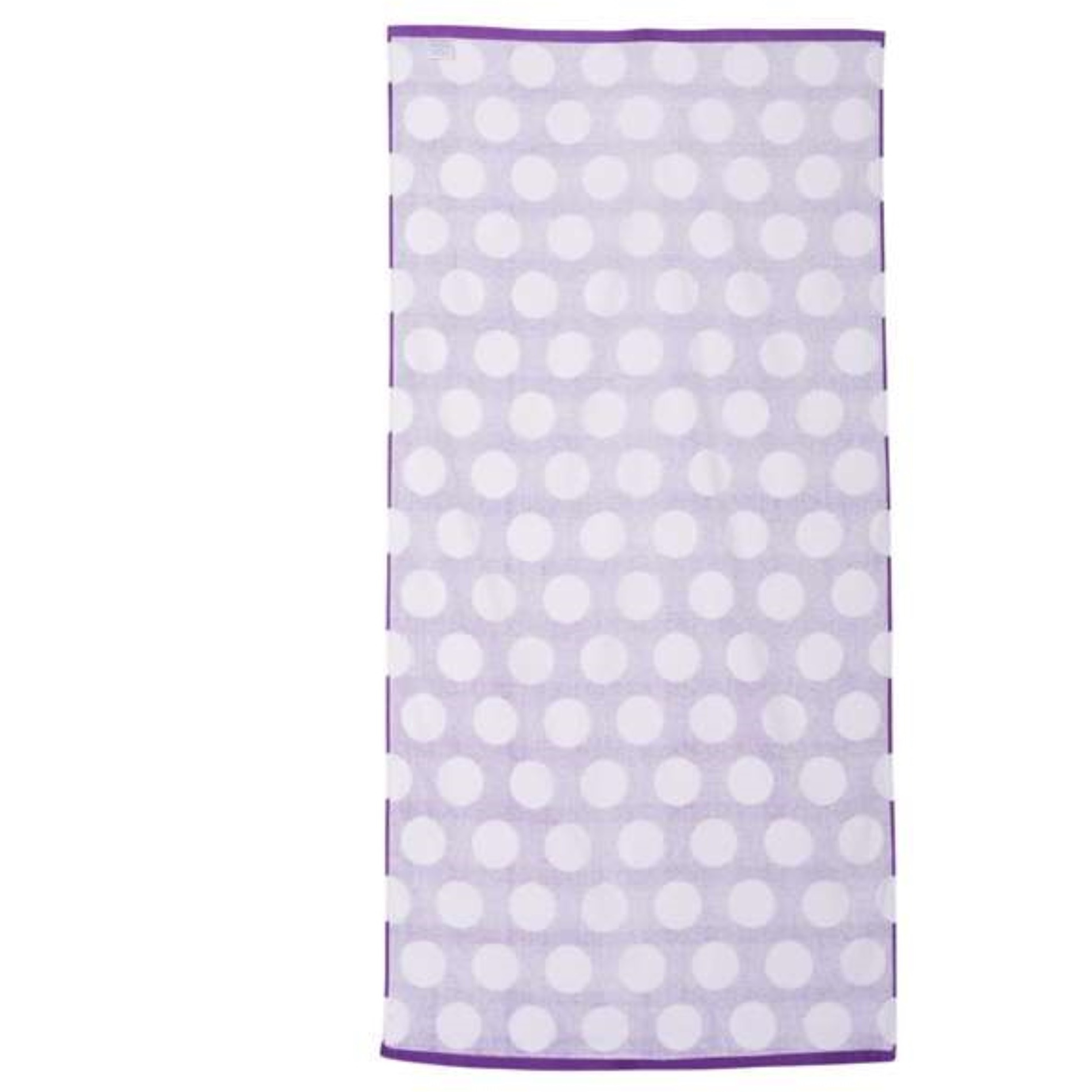 Carmel Towel Company Polka Dot Velour Beach Towel - Purple, One Size
