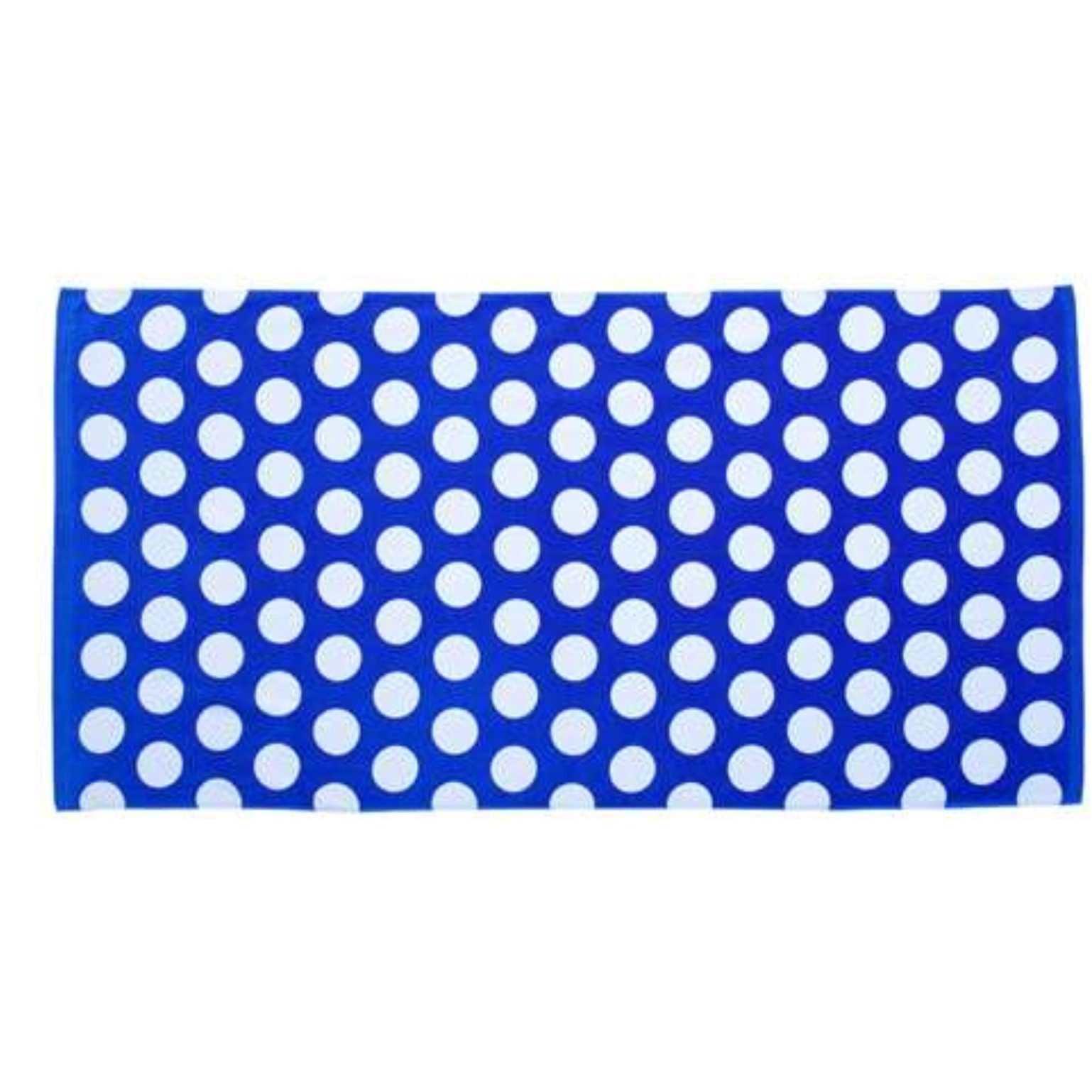 Carmel Towel Company Polka Dot Velour Beach Towel - Royal, One Size