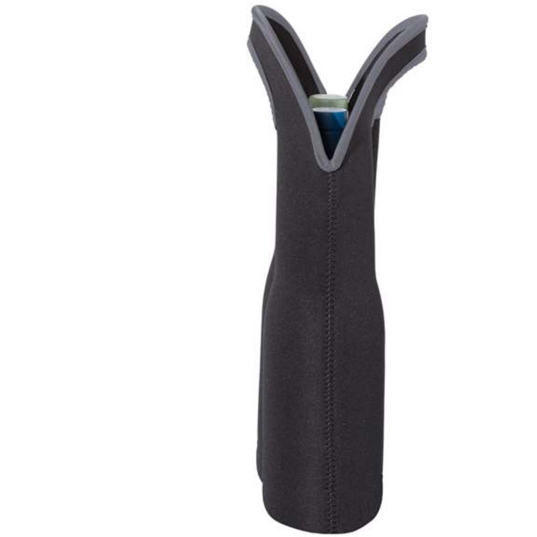 OAD Insulated Neoprene Double Wine Tote - Black, One Size