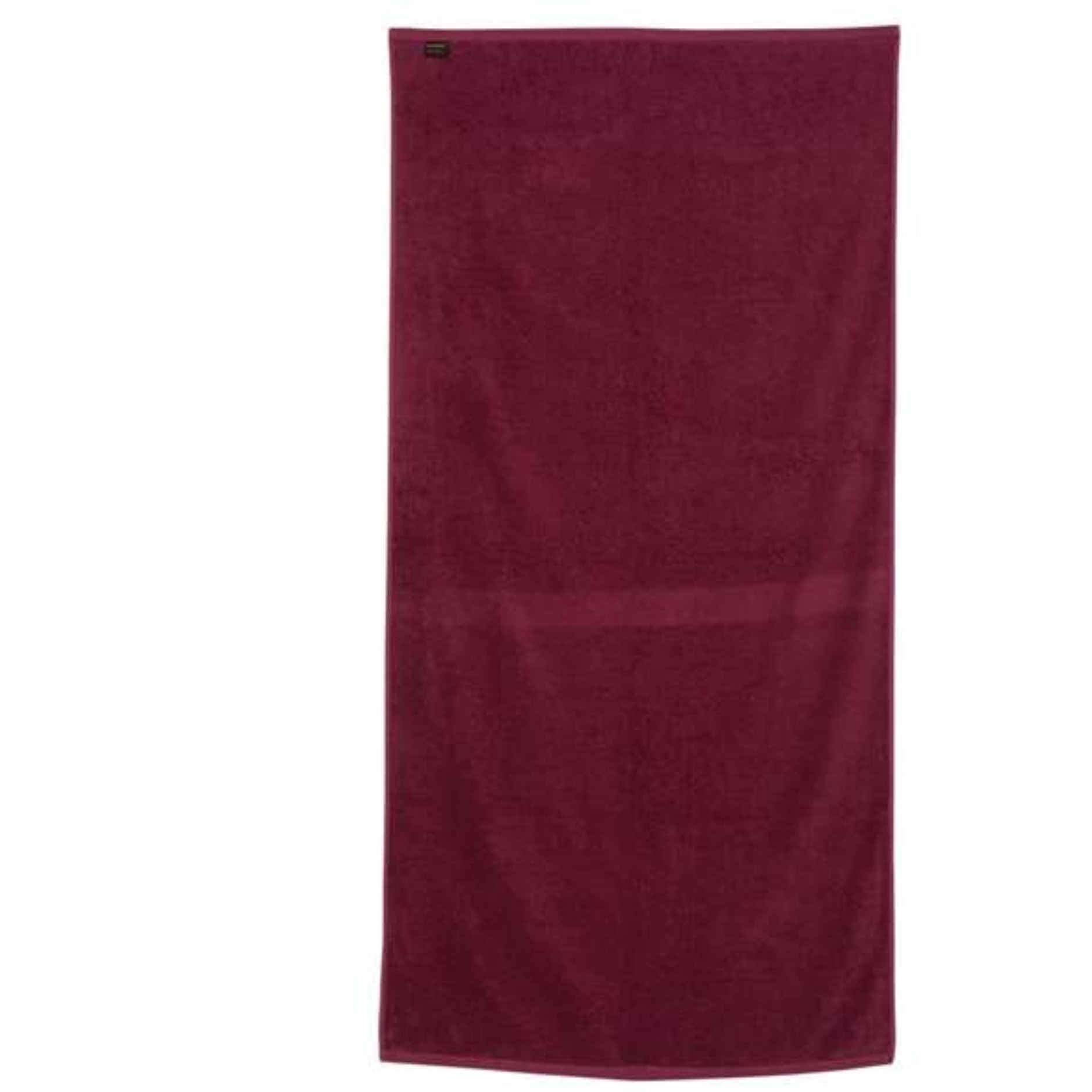 Q-Tees Velour Beach Towel - Maroon, One Size