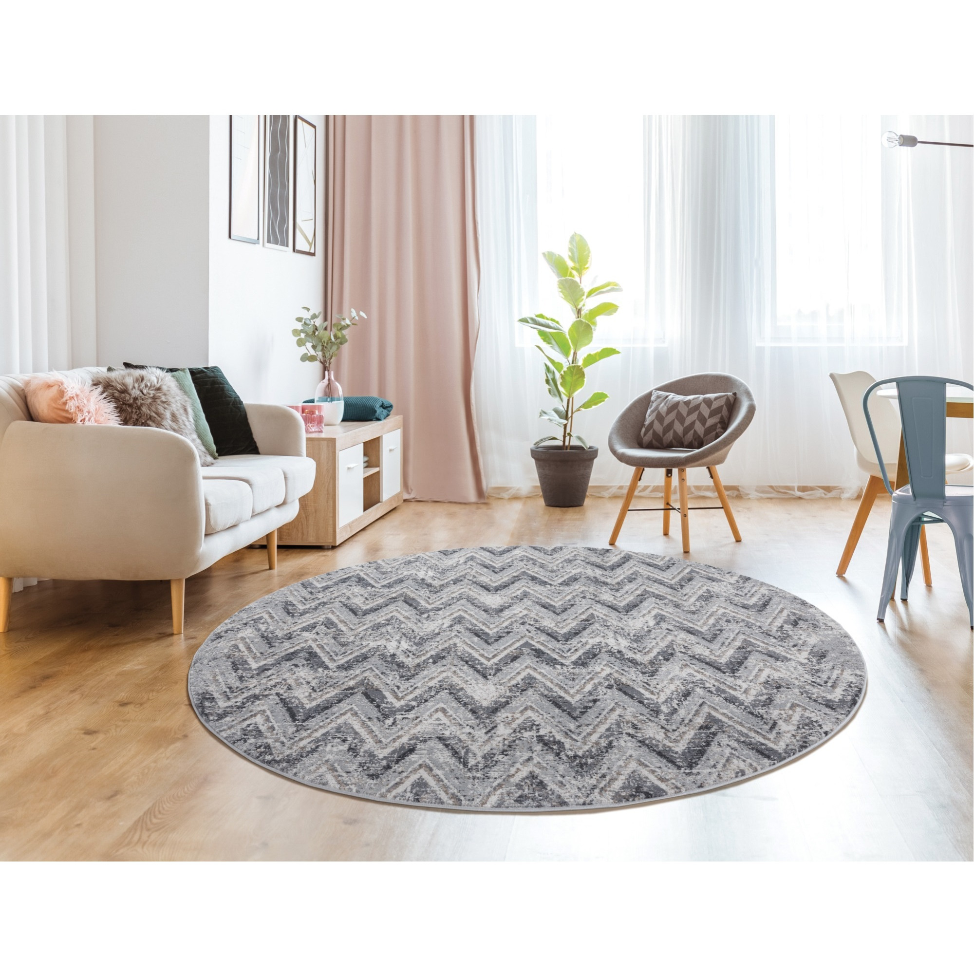United Weavers Austin Gemology Onyx Round Rug 7'10" RD