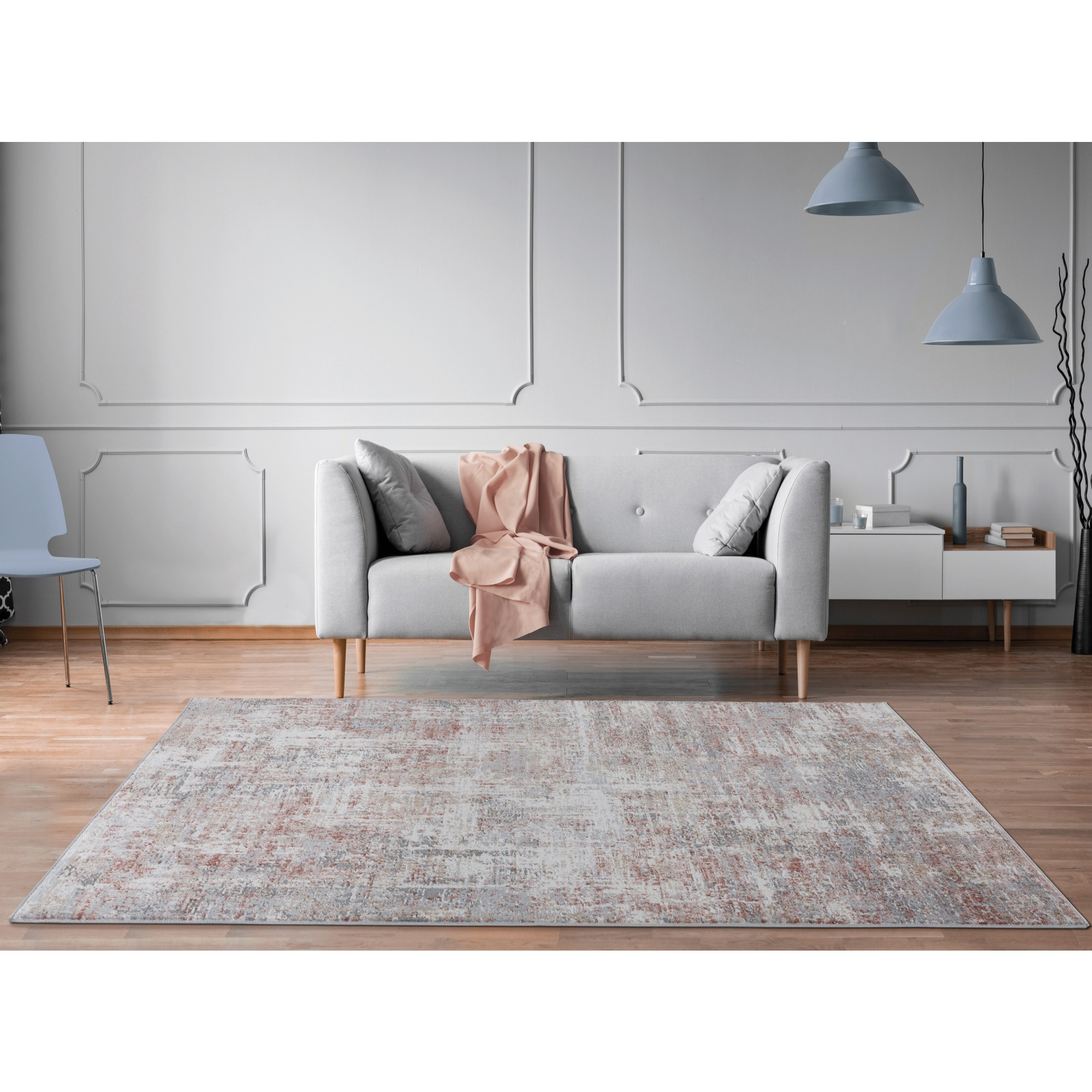 United Weavers Austin Elegance Rust Runner Rug 2'7" x 7'4"