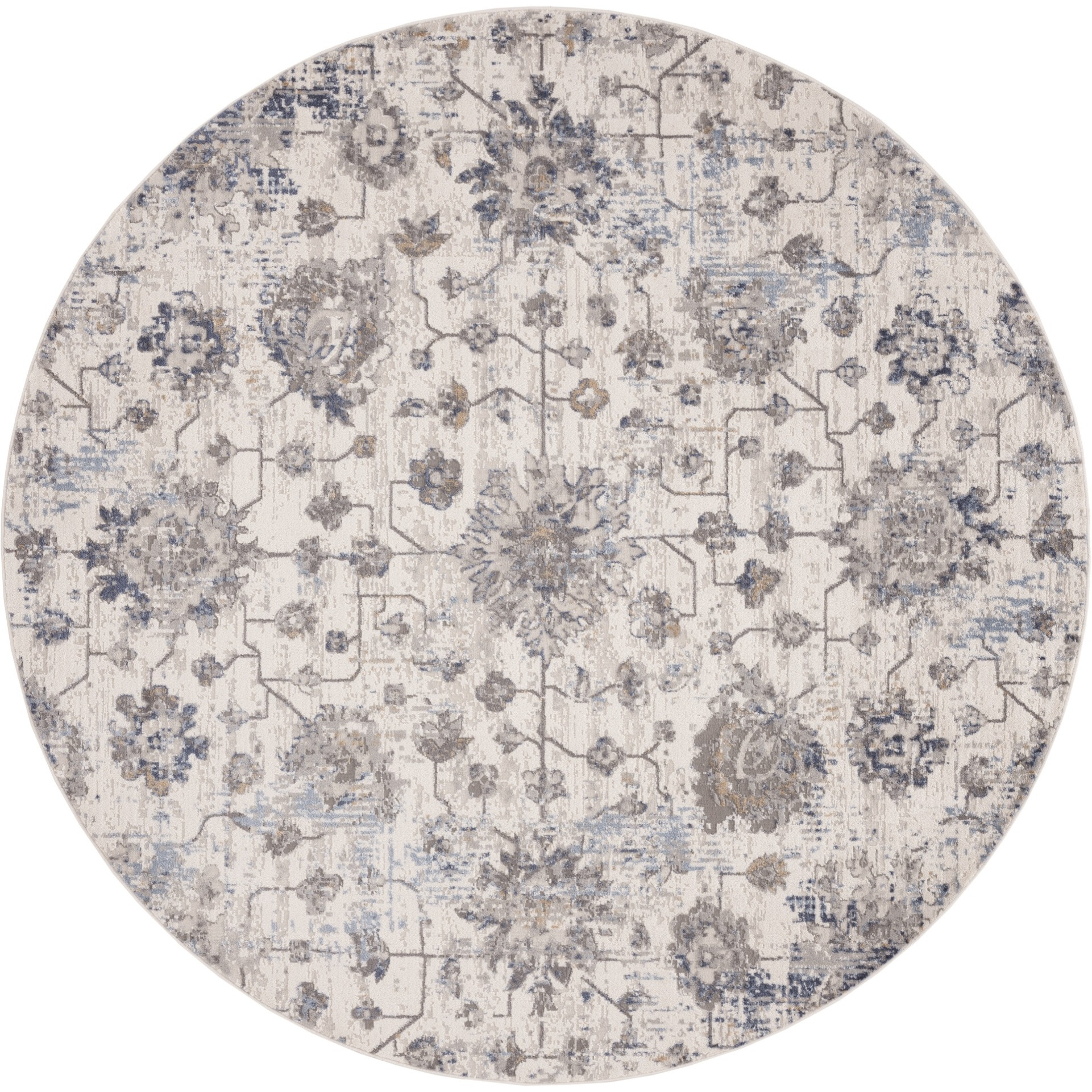 United Weavers Austin Heirloom Blue Round Rug 7'10" RD