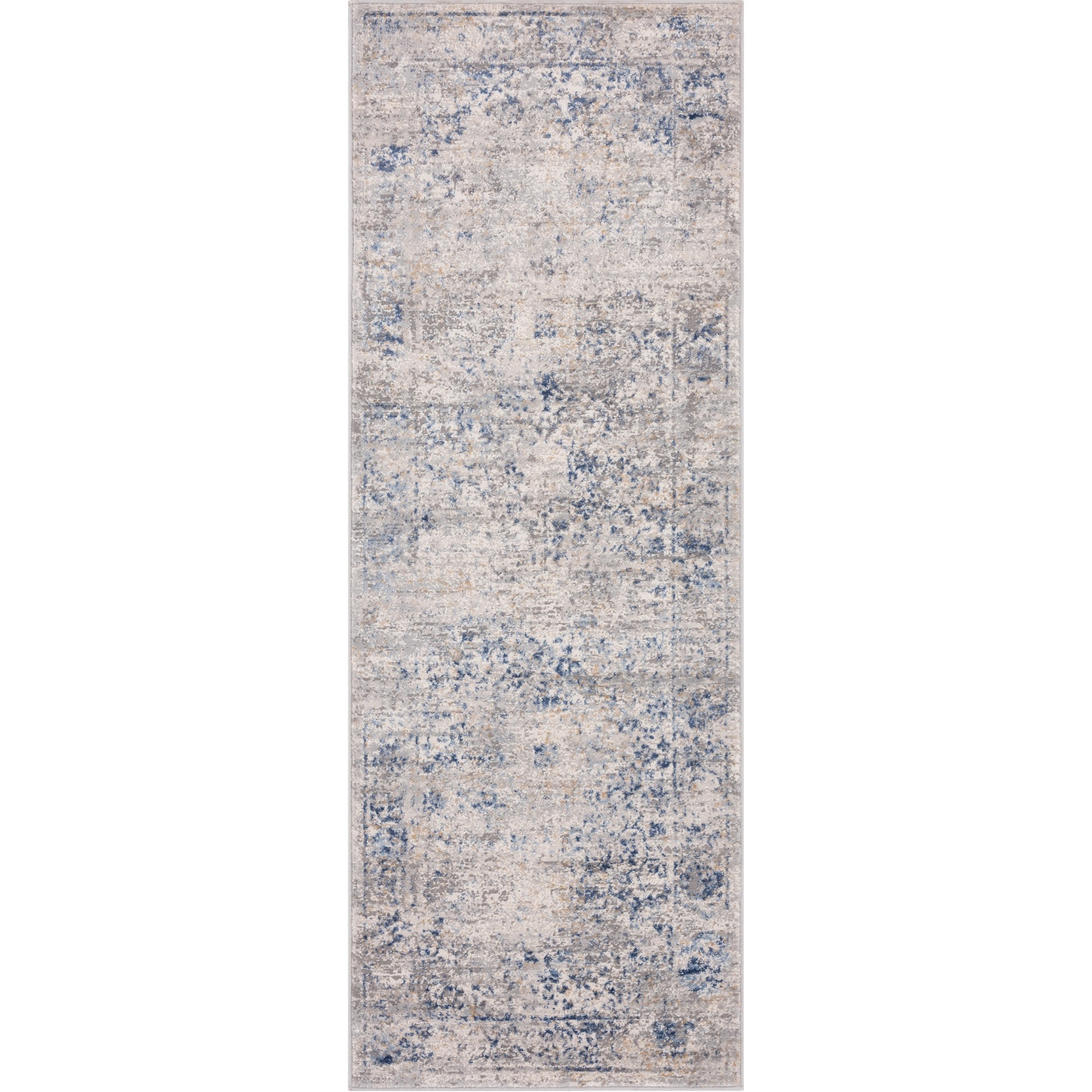 United Weavers Austin Clark Blue Runner Rug 2'7" x 7'4"