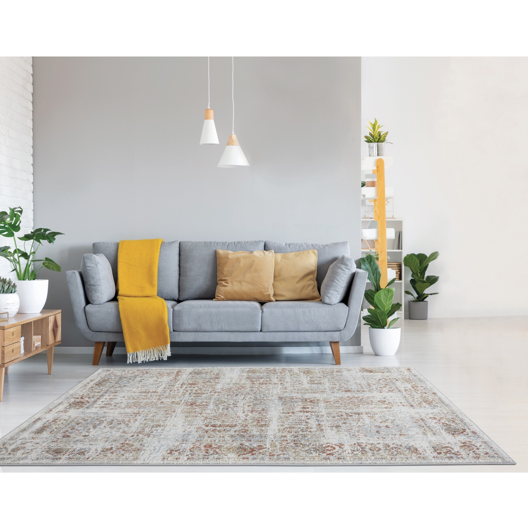 United Weavers Austin Nixon Rust Accent Rug 1'11" x 3'