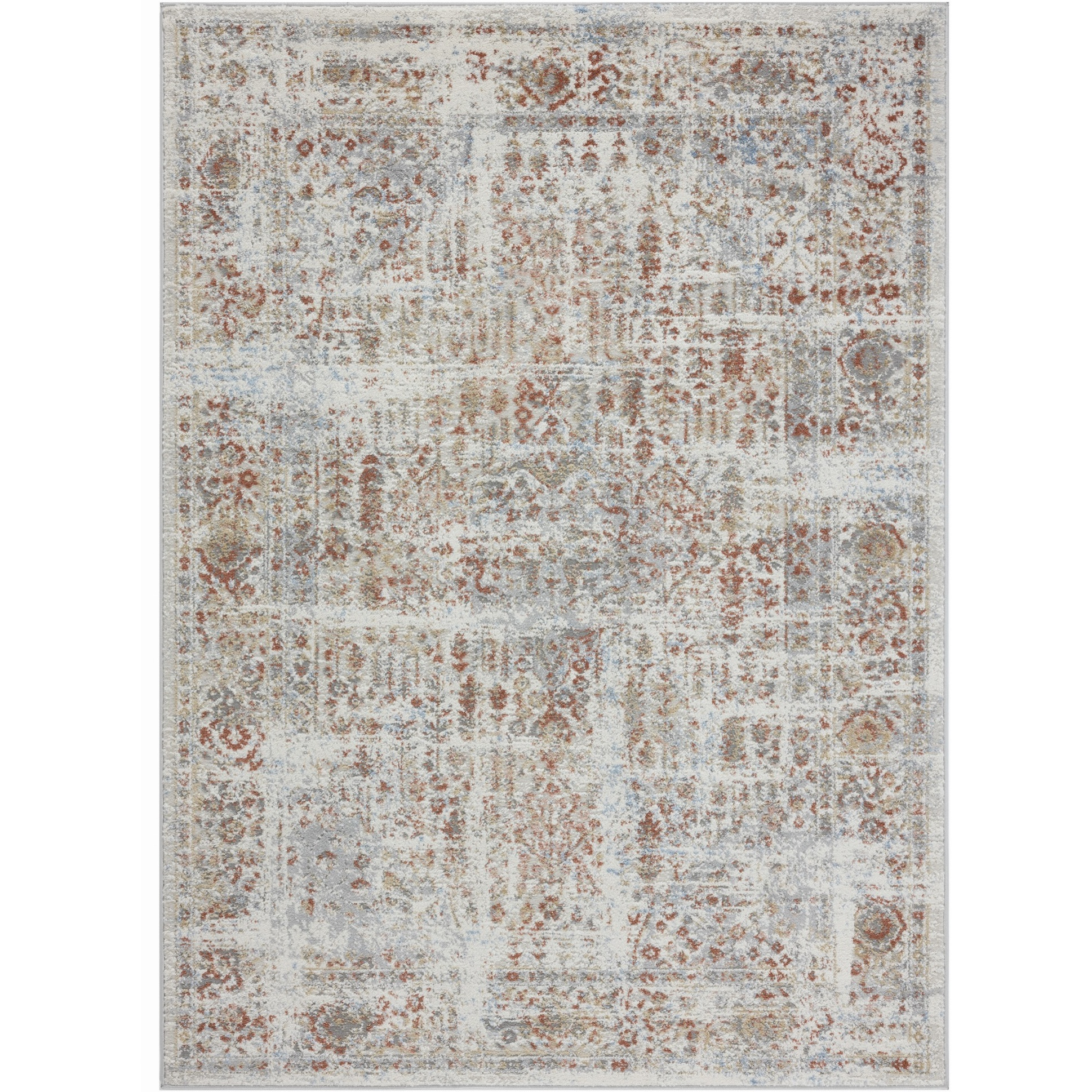 United Weavers Austin Nixon Rust Area Rug 5'3" x 7'2"