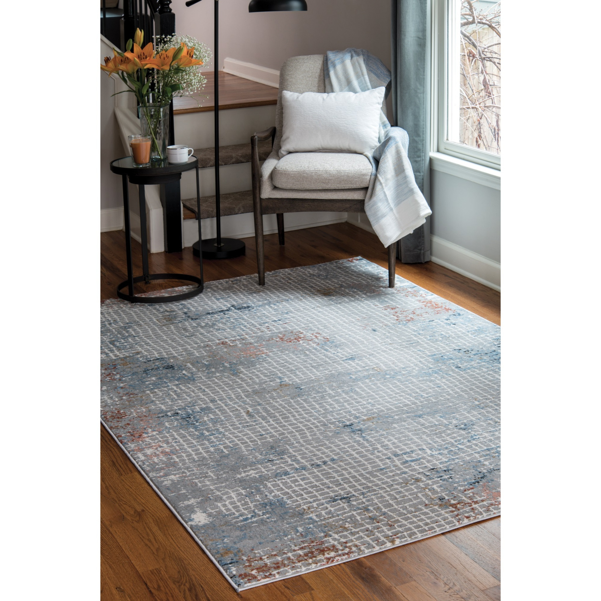 United Weavers Austin Devine Rust Oversize Area Rug 12'6" x 15'