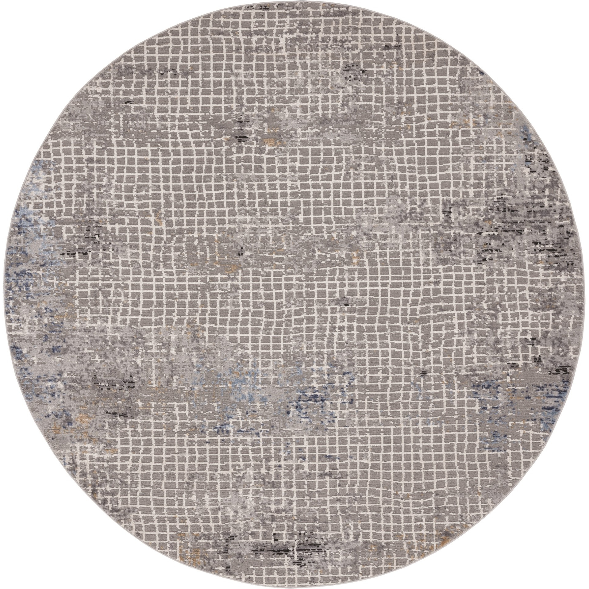 United Weavers Austin Devine Blue Round Rug 7'10" RD