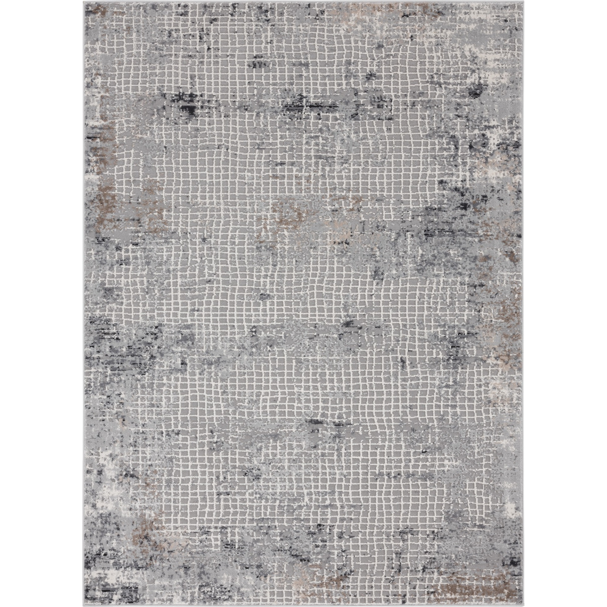 United Weavers Austin Devine Grey Oversize Area Rug 12'6" x 15'