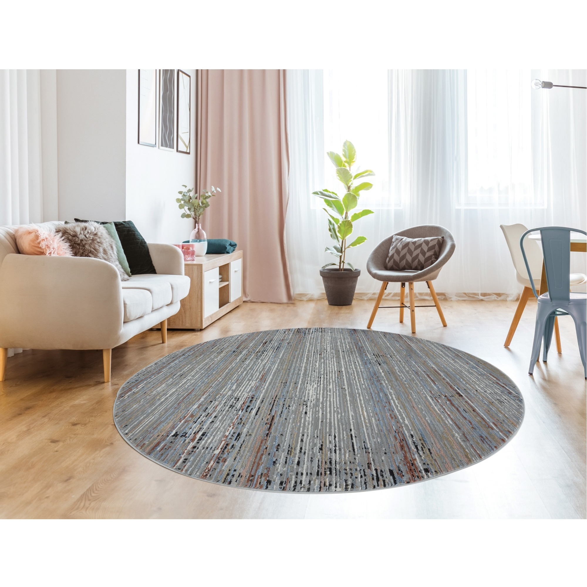 United Weavers Austin Westway Rust Round Rug 7'10" RD