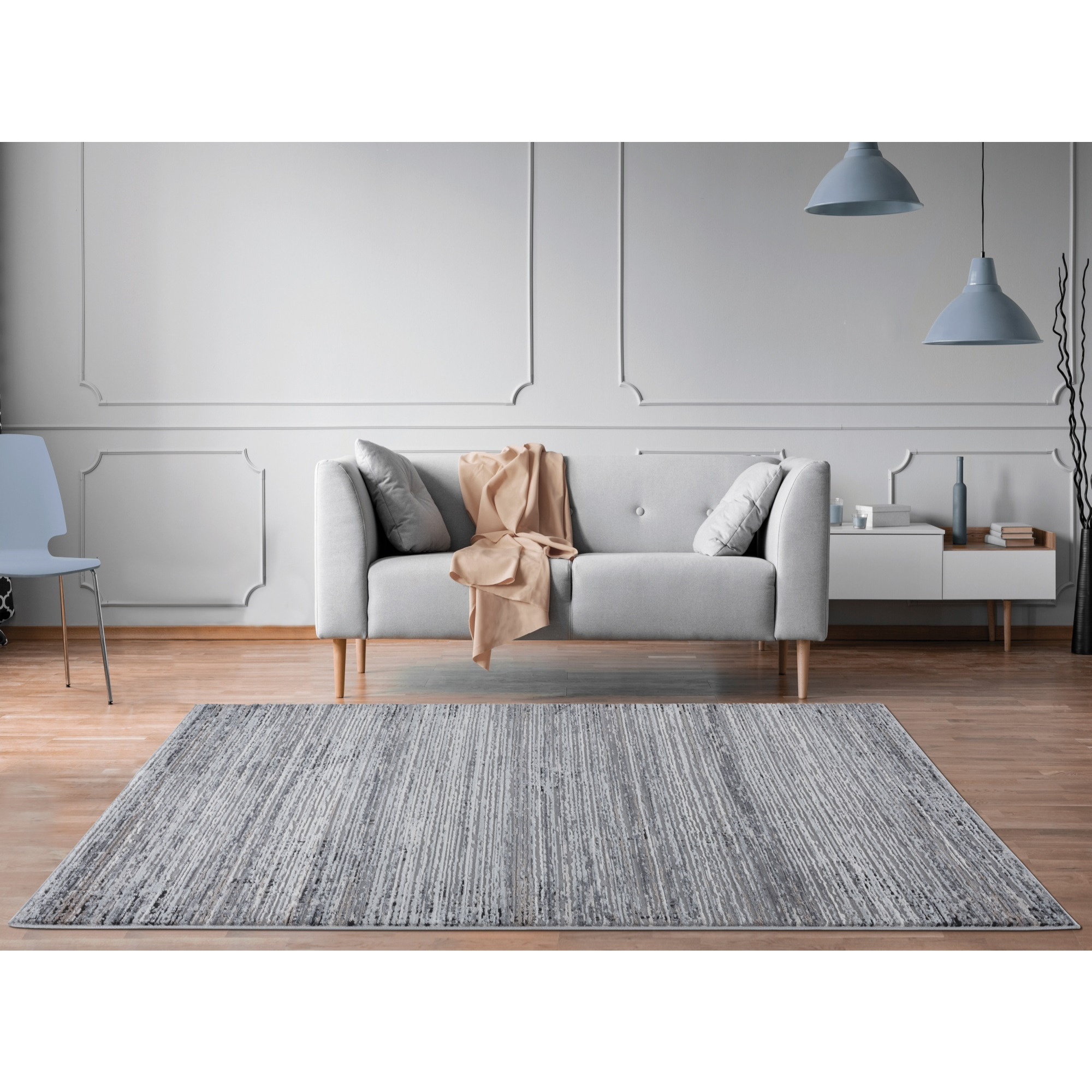 United Weavers Austin Westway Grey Runner Rug 2'7" x 7'4"