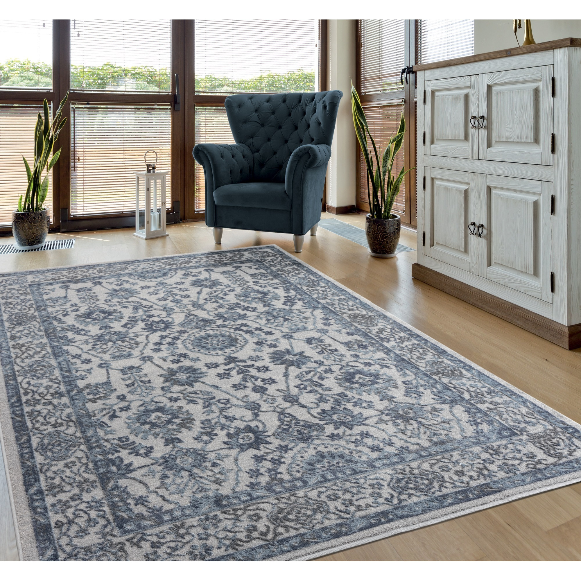 United Weavers Cascades Shasta Blue Accent Rug 1'11" x 3'
