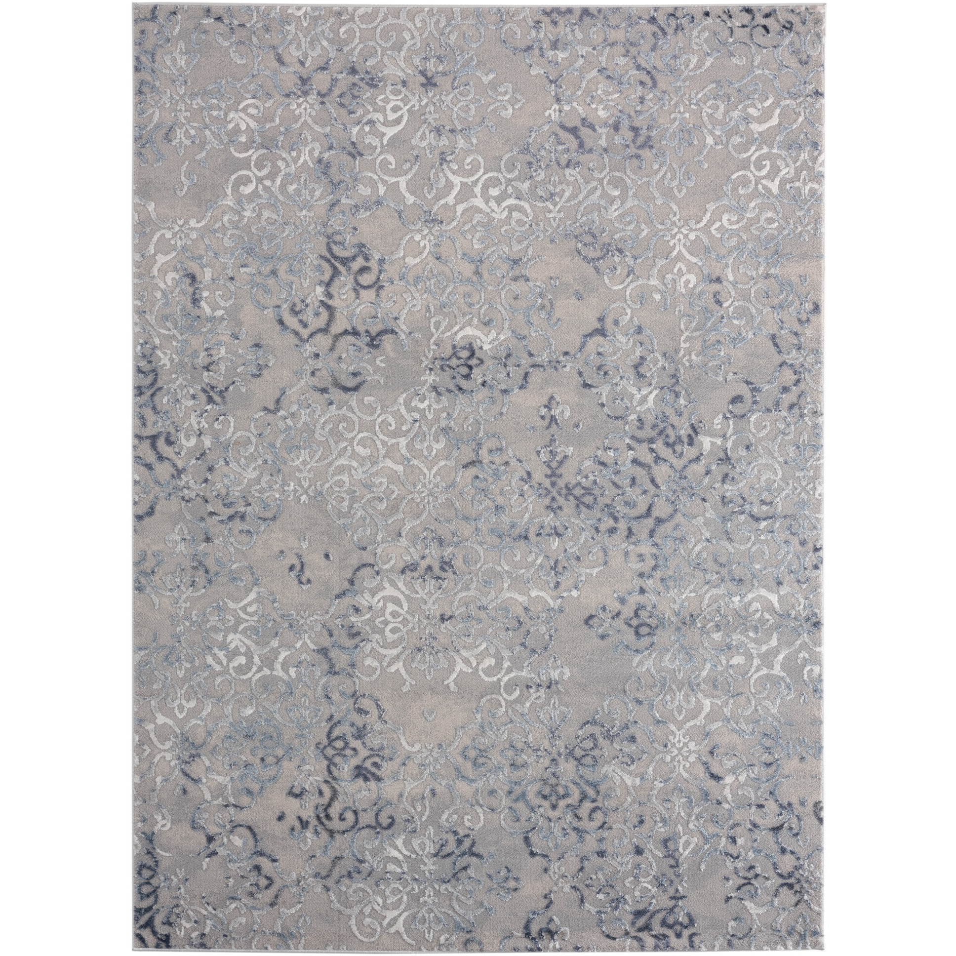 United Weavers Cascades Marblemount Blue Accent Rug 1'11" x 3'