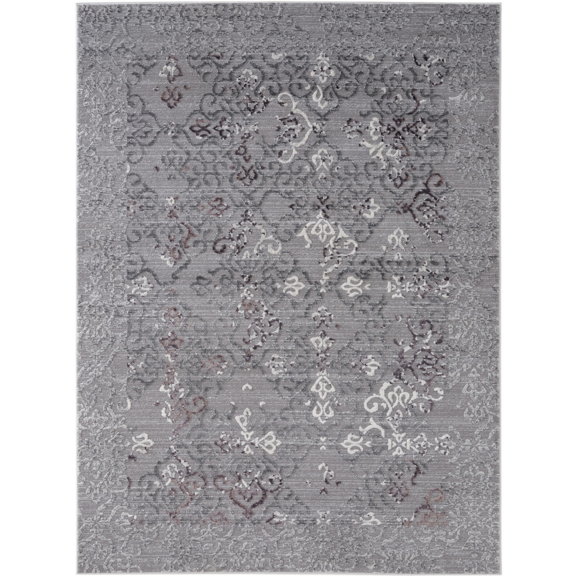 United Weavers Cascades Marblemount Plum Oversize Rug 12'6" x 15'