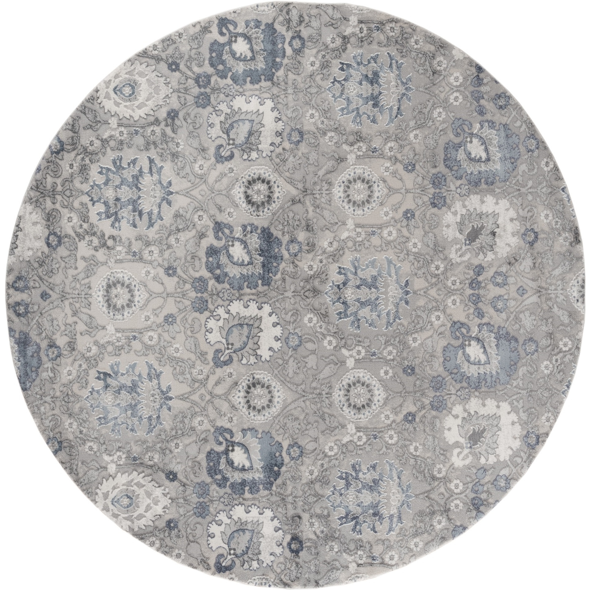 United Weavers Cascades Olallie Blue Round Rug 7'10" RD