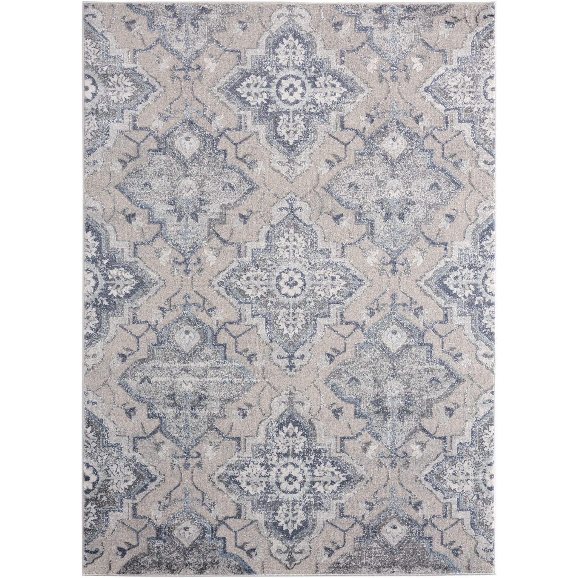 United Weavers Cascades Leavenworth Blue Oversize Rug 12'6" x 15'