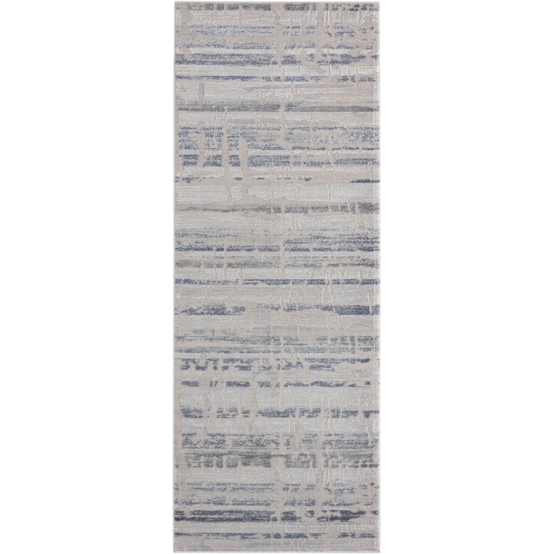 United Weavers Cascades Rainier Blue Runner Rug 2'7" x 7'2"