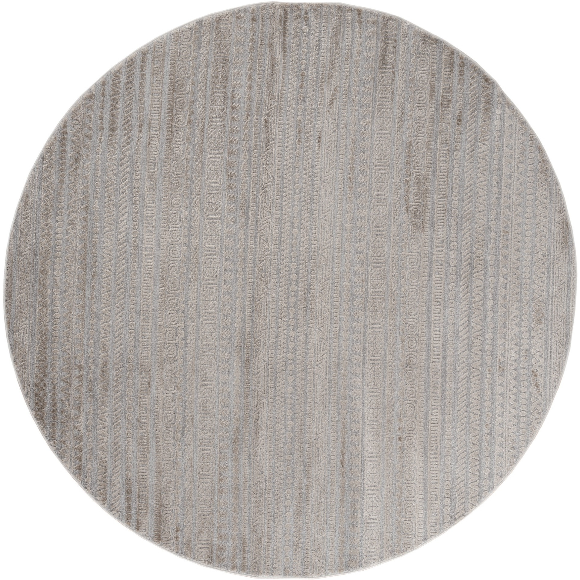 United Weavers Cascades Yamsay Wheat Round Rug 7'10" RD