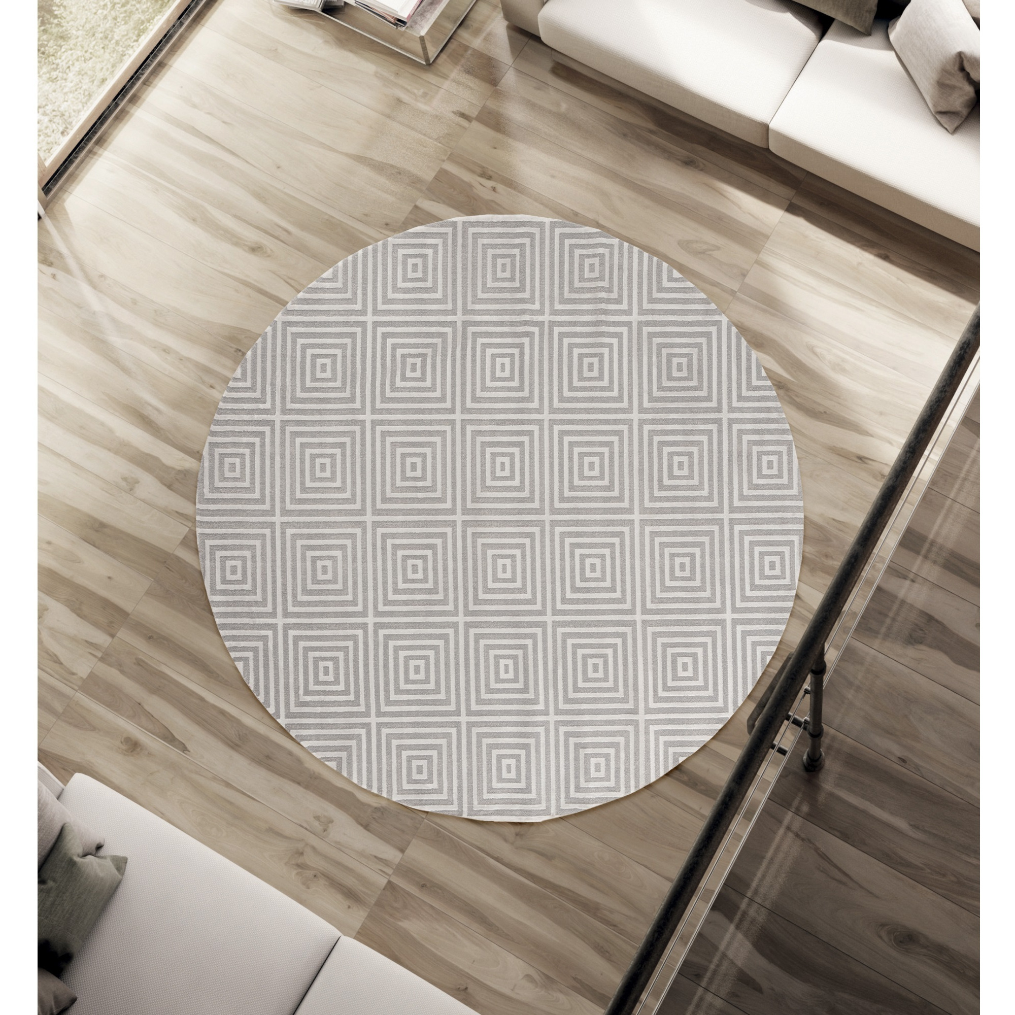 United Weavers Cascades Tehama Sand Round Rug 7'10" RD