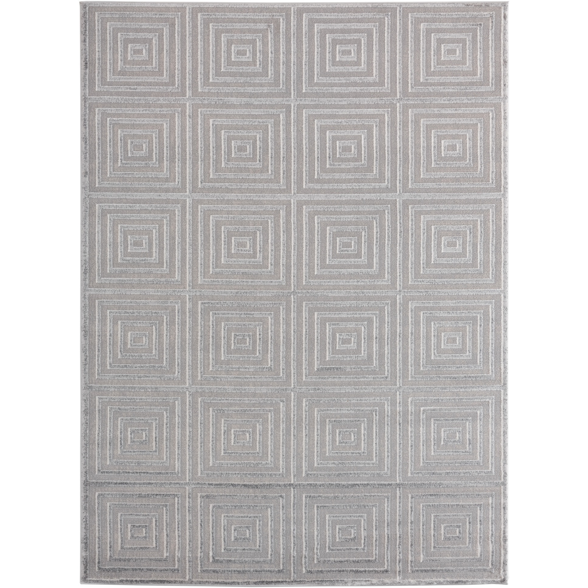 United Weavers Cascades Tehama Silver Area Rug 7'10" x 10'6"