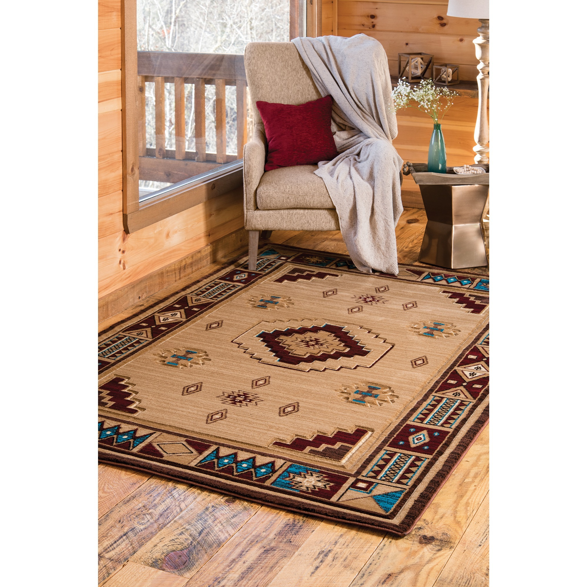 United Weavers Cottage Pelican Park Beige Accent Rug 1'10" x 2'8"