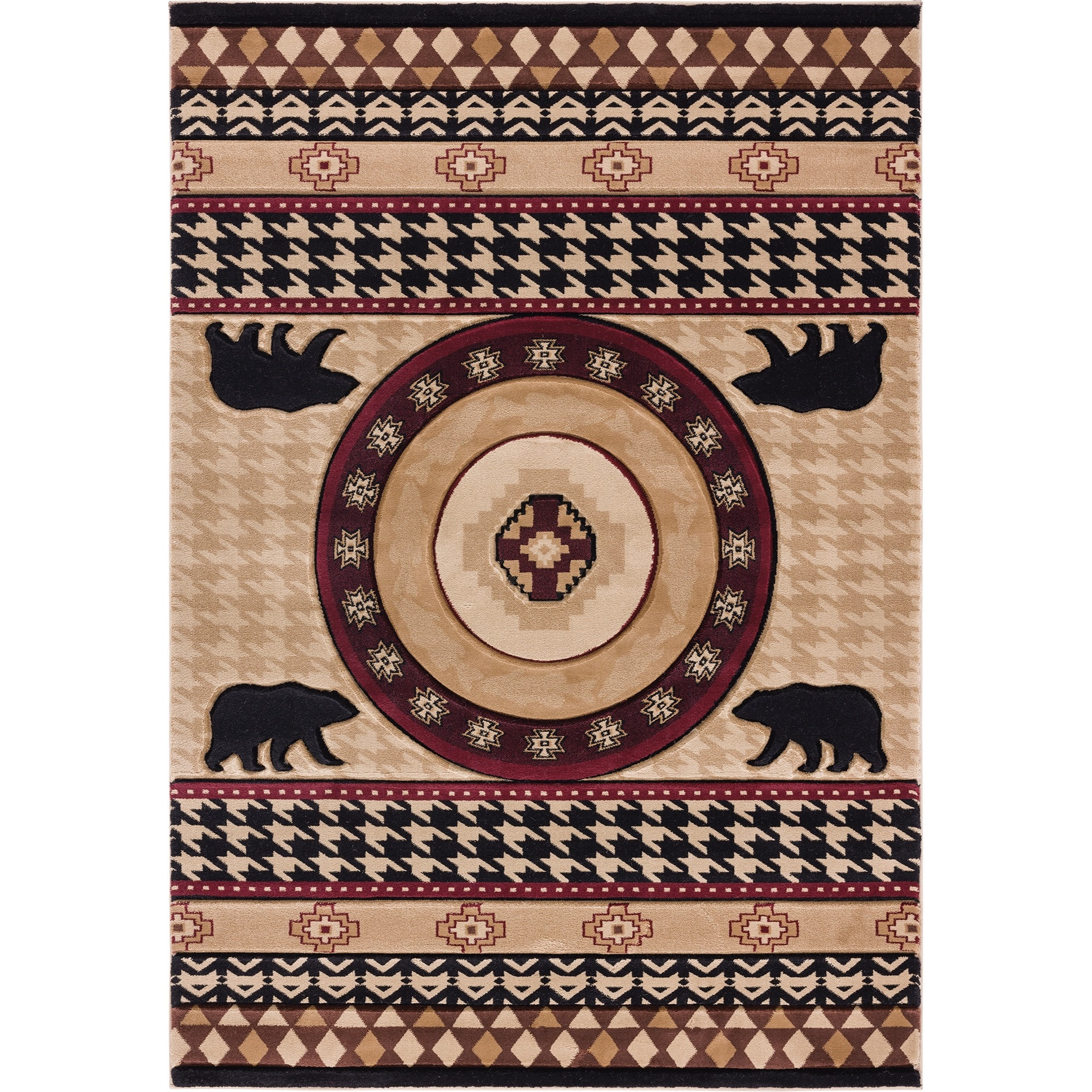 United Weavers Cottage Haven Beige Accent Rug 1'10" x 2'8"