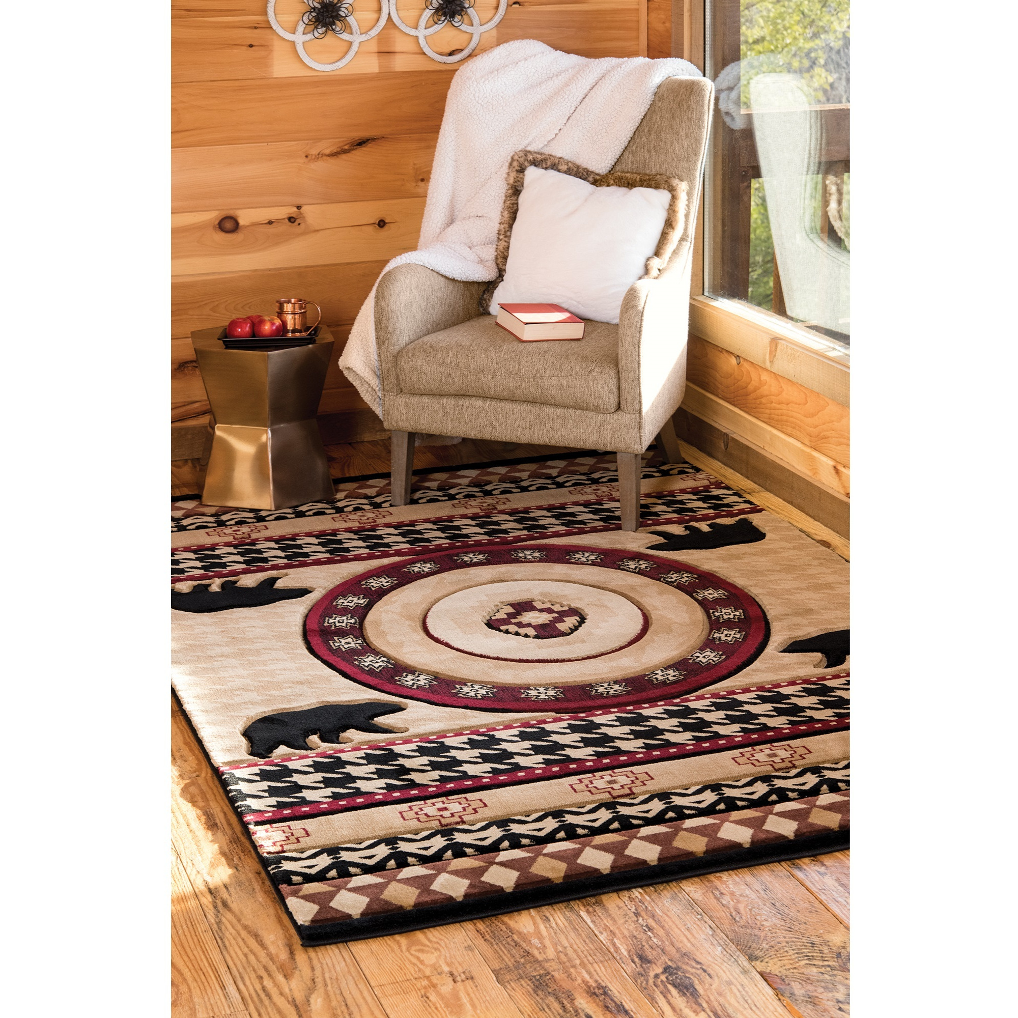 United Weavers Cottage Haven Beige Accent Rug 1'10" x 2'8"