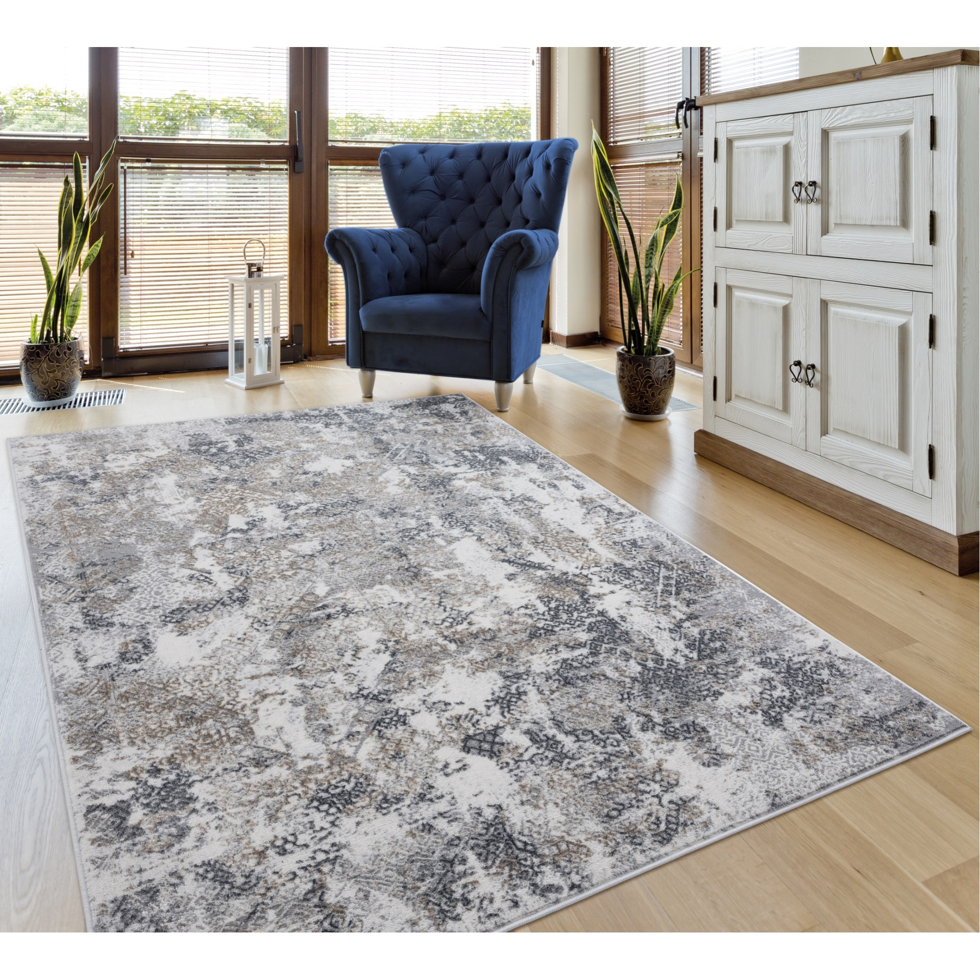 United Weavers Emojy Lennox Wheat Runner Rug 2'7" x 7'4"
