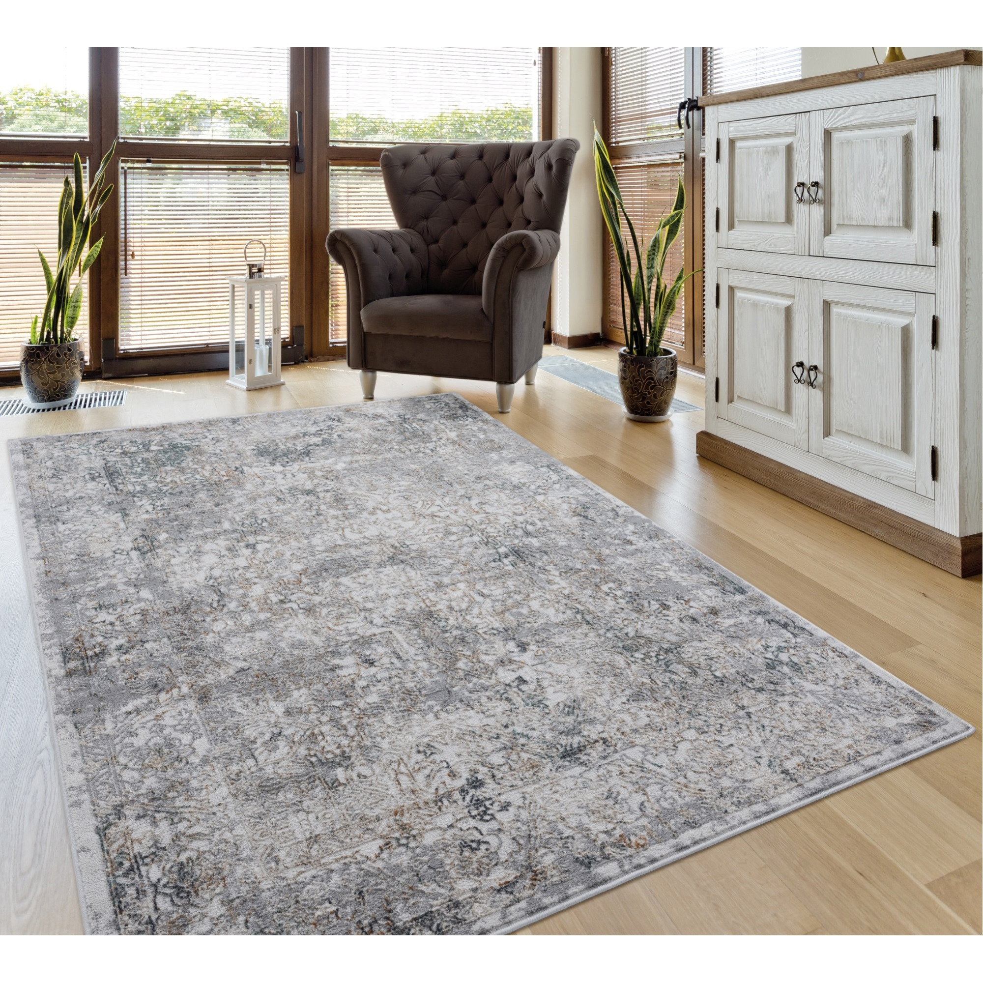 United Weavers Emojy Chi Wheat 12x15 Rug 12'6" x 15'