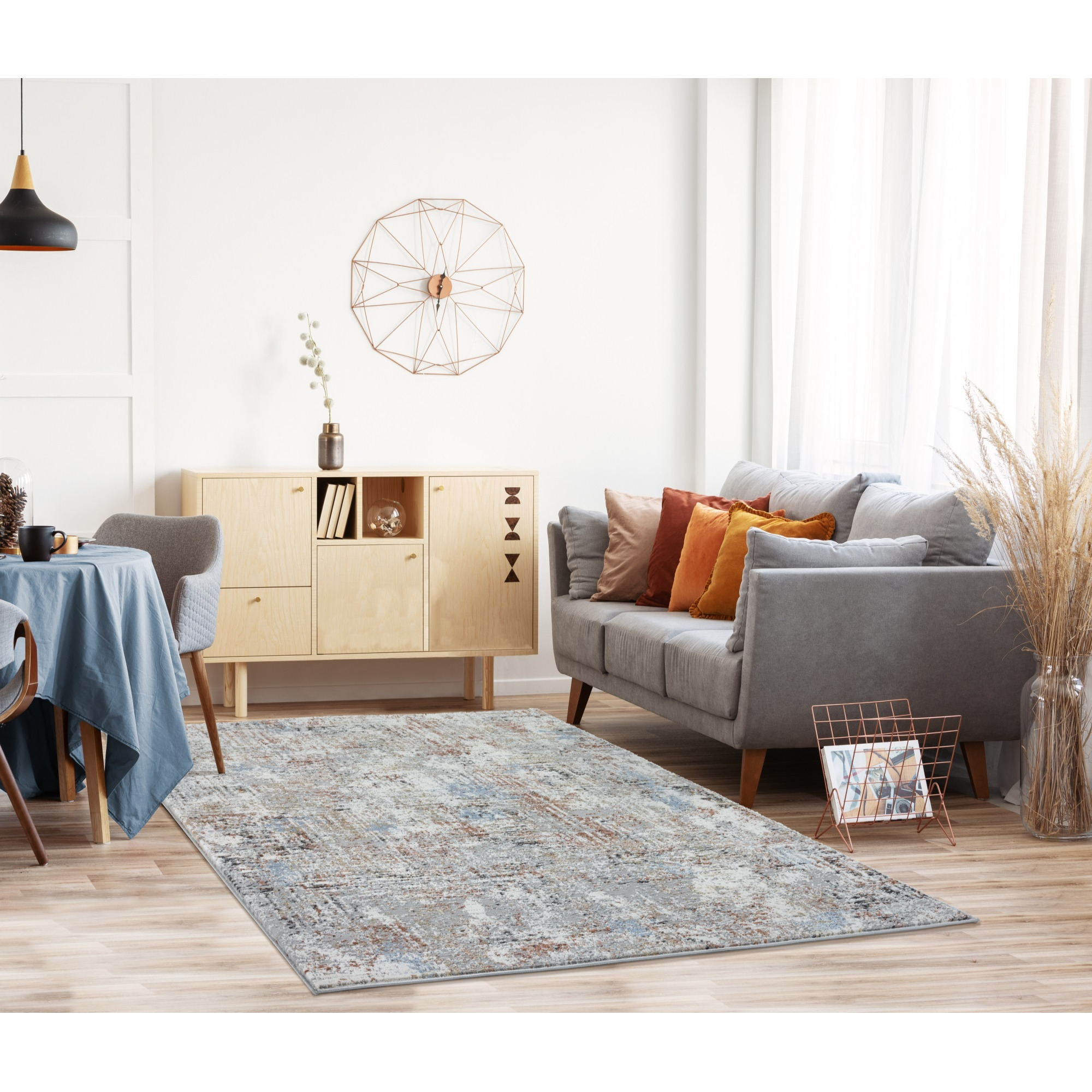 United Weavers Eternity Mizar Crimson Oversize Rug 7'10" x 10'6"