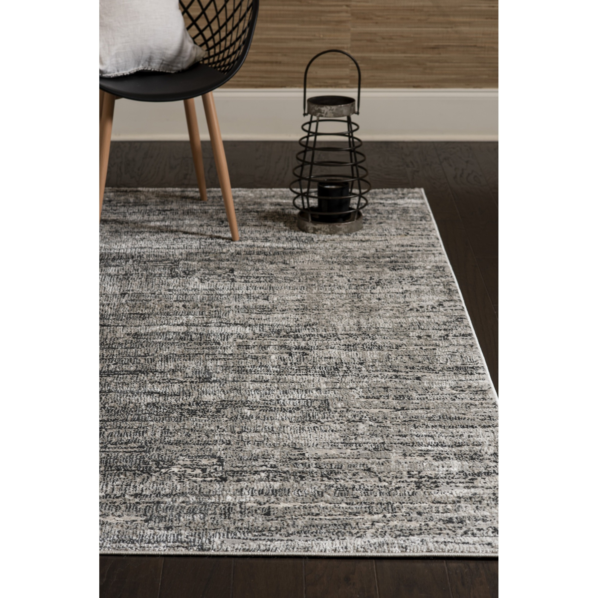 United Weavers Veronica Ives Grey Accent Rug 1'11" x 3'