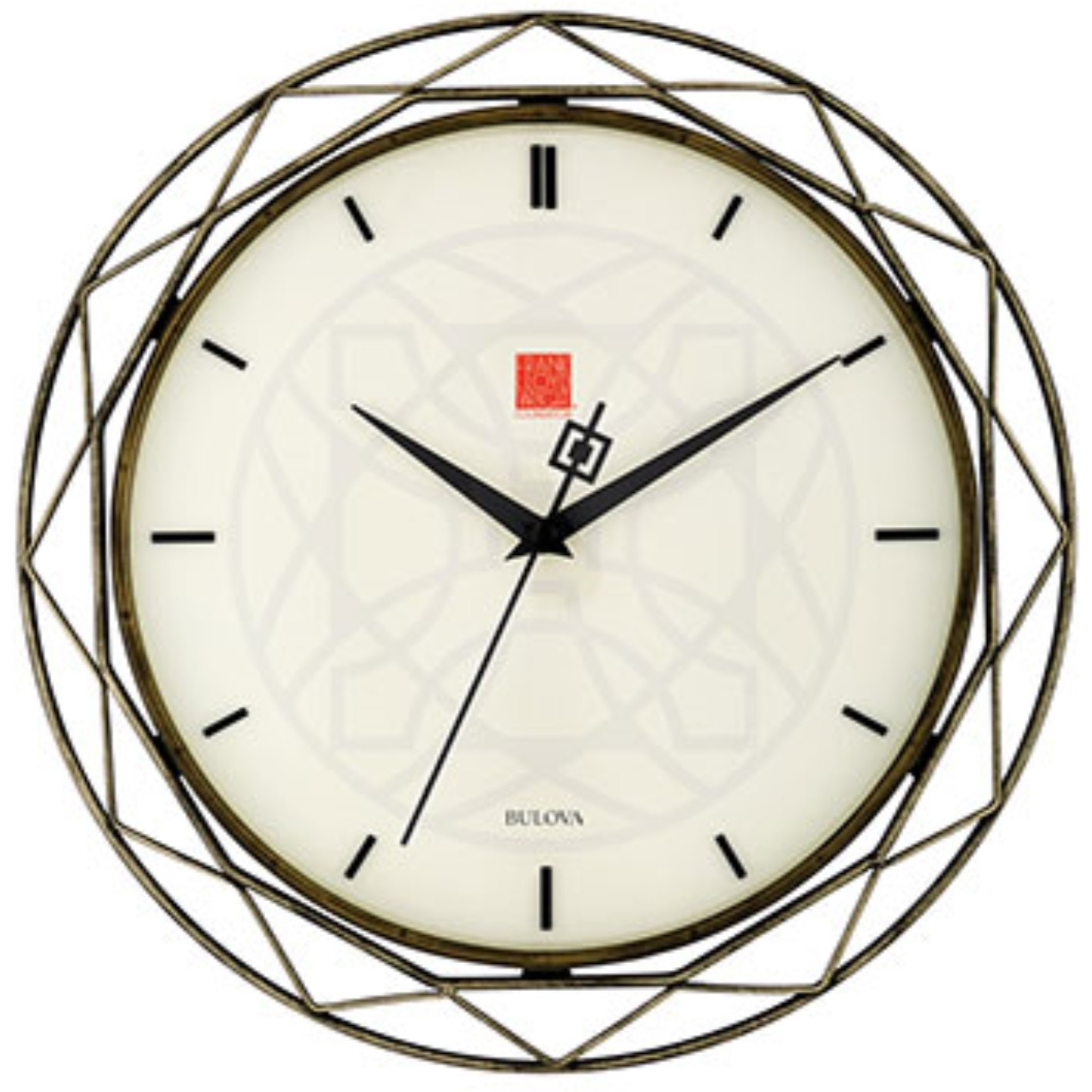 Bulova C4834 Luxfer Prism Clock