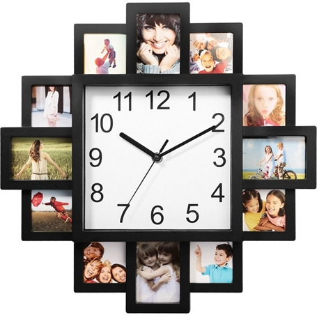 Photo Frame Clock Picture Collage - HG_PhotoFrameClock_GPCT1504