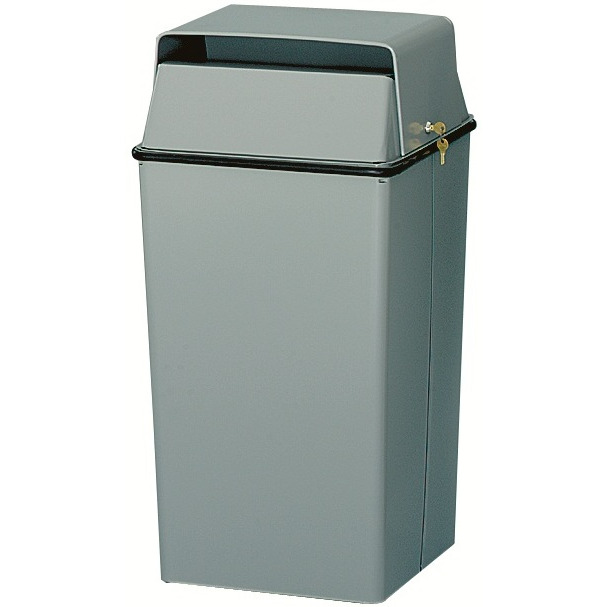 008LSL-VV Ergode Waste Containers with Lock & Key System - Securely Store Confidential Waste - Durable Steel Construction - Optional Rigid Plastic Liner - Long-Lasting Performance