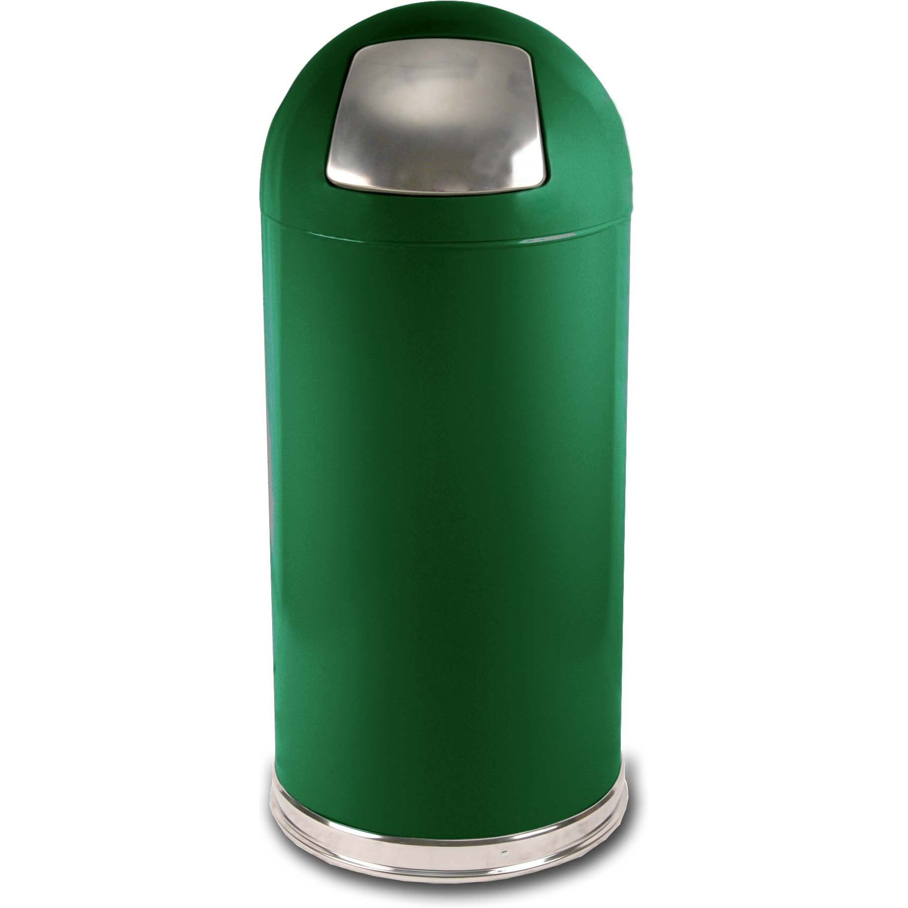 15DTSGN-VV Ergode Dometop Receptacle - Timeless Design for Hospitality, Healthcare, Restaurants, and Offices. Controls Odor, Robust Steel Shell, Galvanized Liner, Powder Coat Finish.