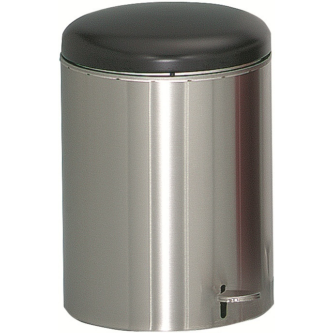 2240SS-VV Ergode Step-on Receptacle - Hands-Free, Sanitary Disposal for Healthcare Facilities - Galvanized Liner, Steel Construction for Durability
