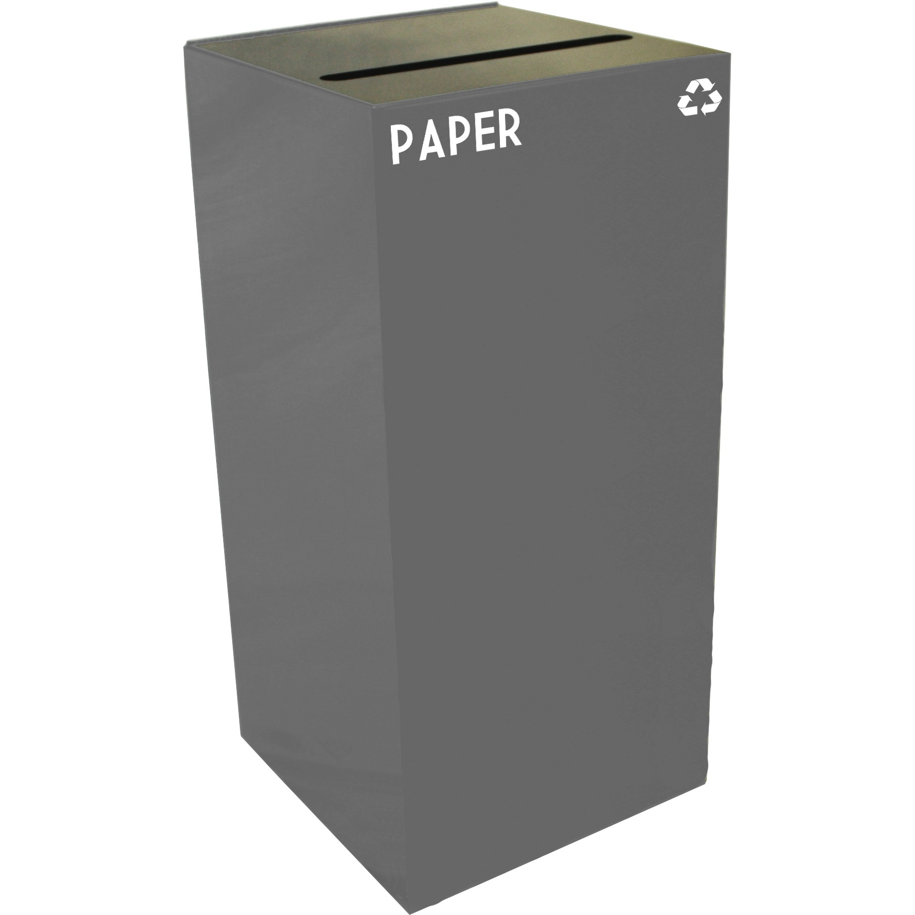 32GC02-SL-VV Ergode Recycling Containers - Compact, Space Efficient, Durable Steel, Customizable Sizes, Colors, and Lid Options
