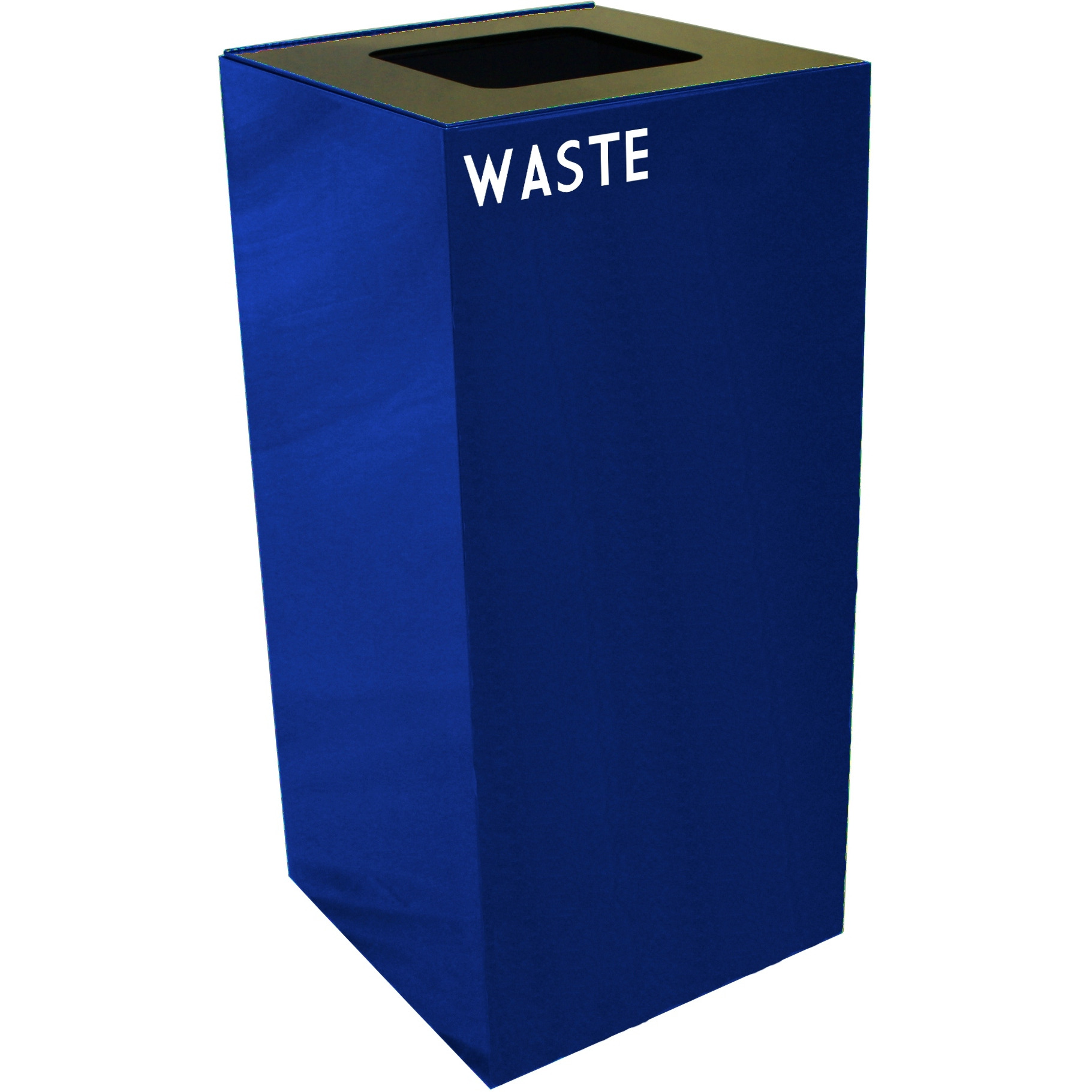 32GC03-BL-VV Ergode Recycling Containers - Compact, Space Efficient, Customizable Sizes, Colors, and Lid Options, Durable Steel Construction