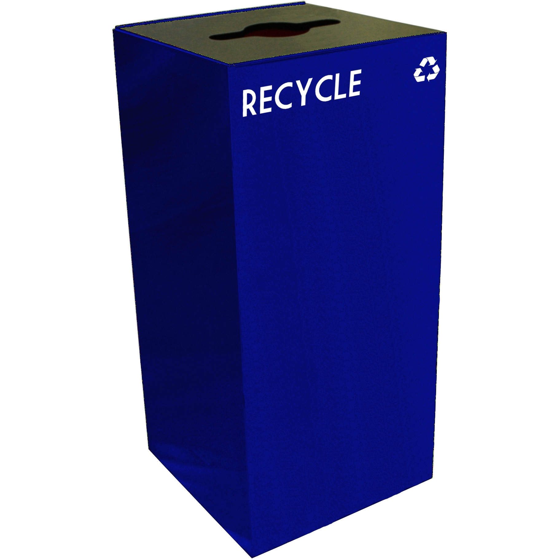 32GC04-BL-VV Ergode Recycling Containers - Compact, Customizable, Durable Steel Construction, 4 Sizes, 4 Colors, 4 Lid Options