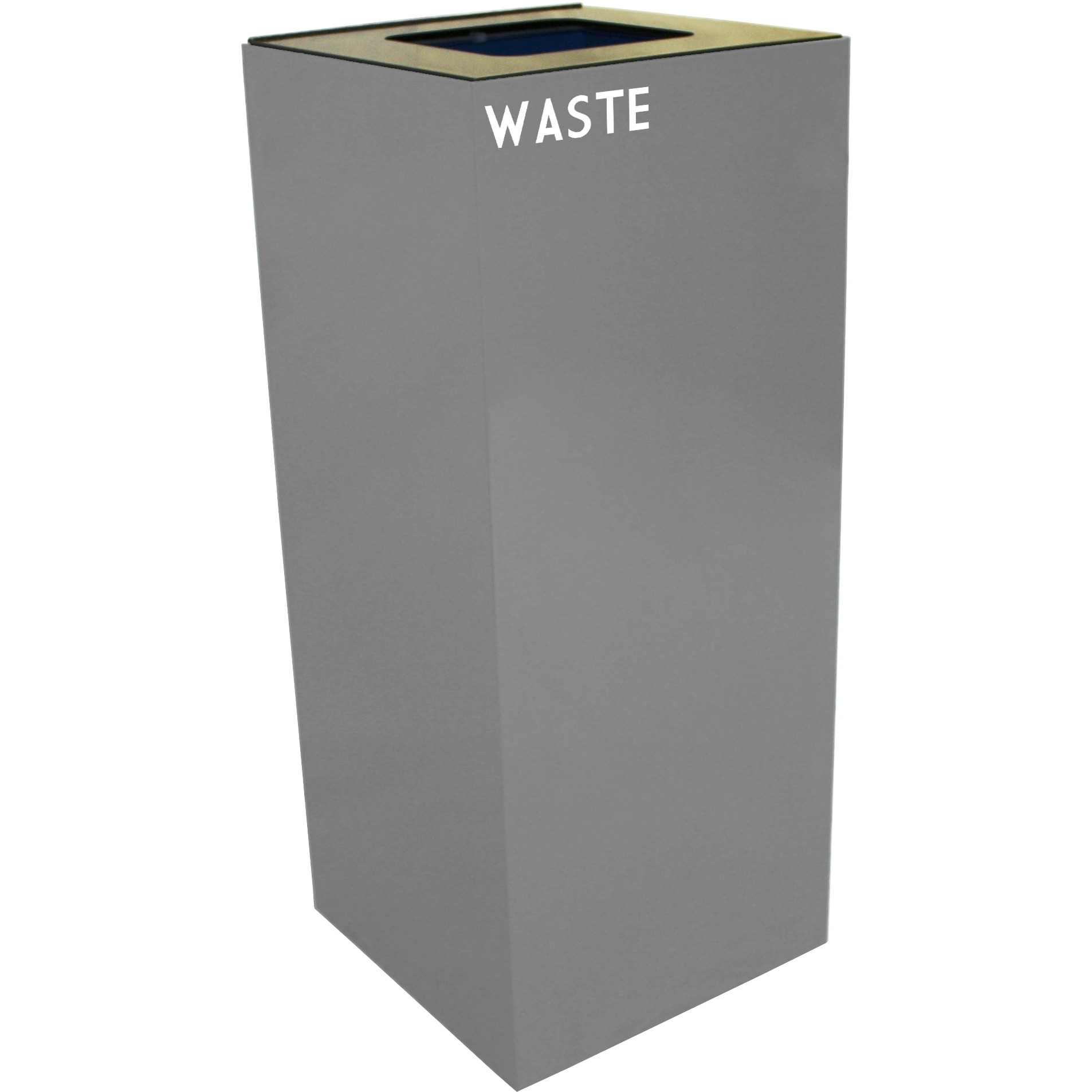 36GC03-SL-VV Ergode Recycling Containers - Compact, Space Efficient, Durable Steel, Customizable Sizes, Colors, Lid Options