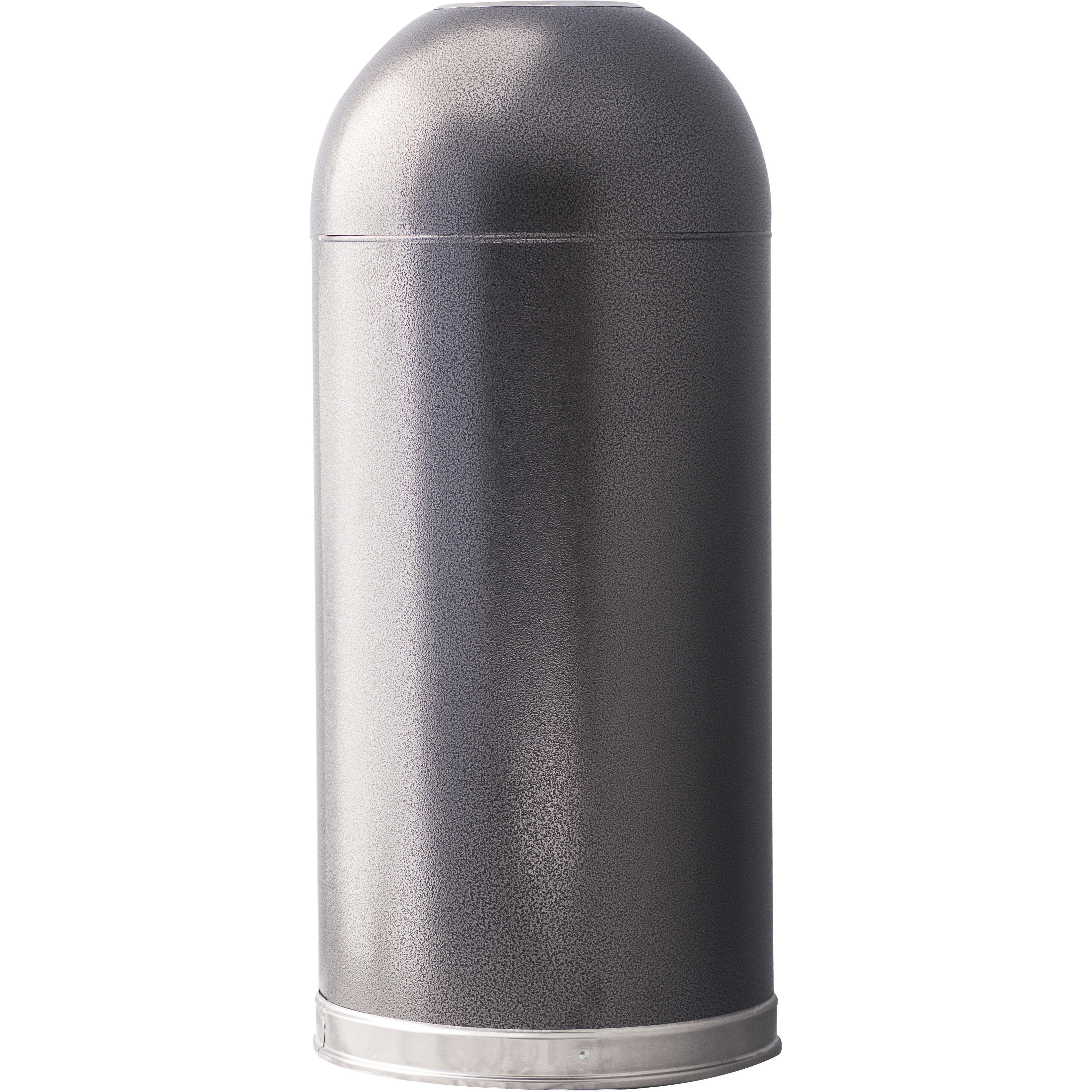 415DTSVN-VV Ergode Dometop | Touchless Dome Top Receptacle for Hospitality, Healthcare, Restaurants, and Offices | Stainless Steel Bottom Band | Strong Steel Construction | Galvanized Liner | Powder Coat Finish