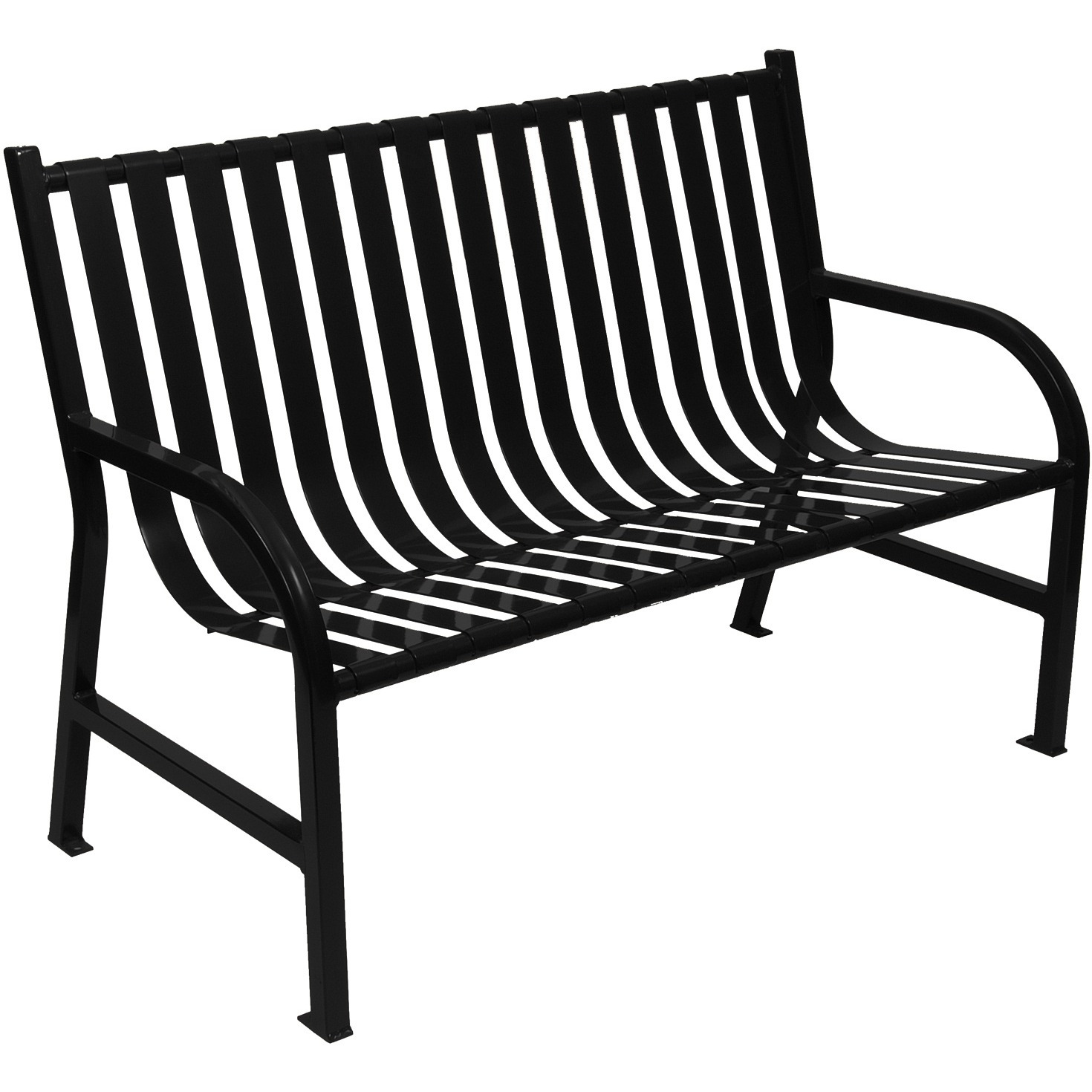 Ergode Oakley Bench - Stylish & Durable Outdoor Seating for Parks, Streets, and More