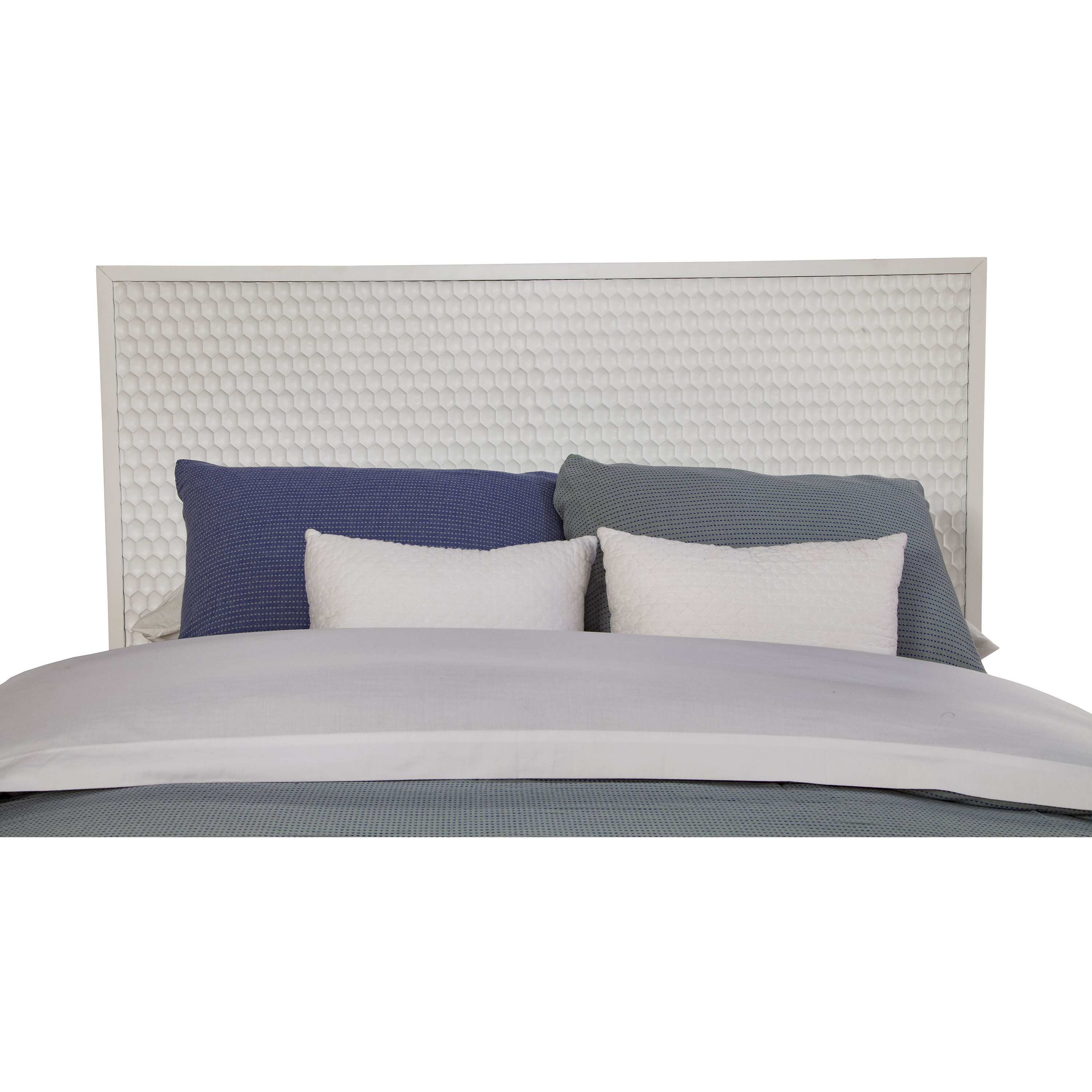 White Pearl Full Headboard
